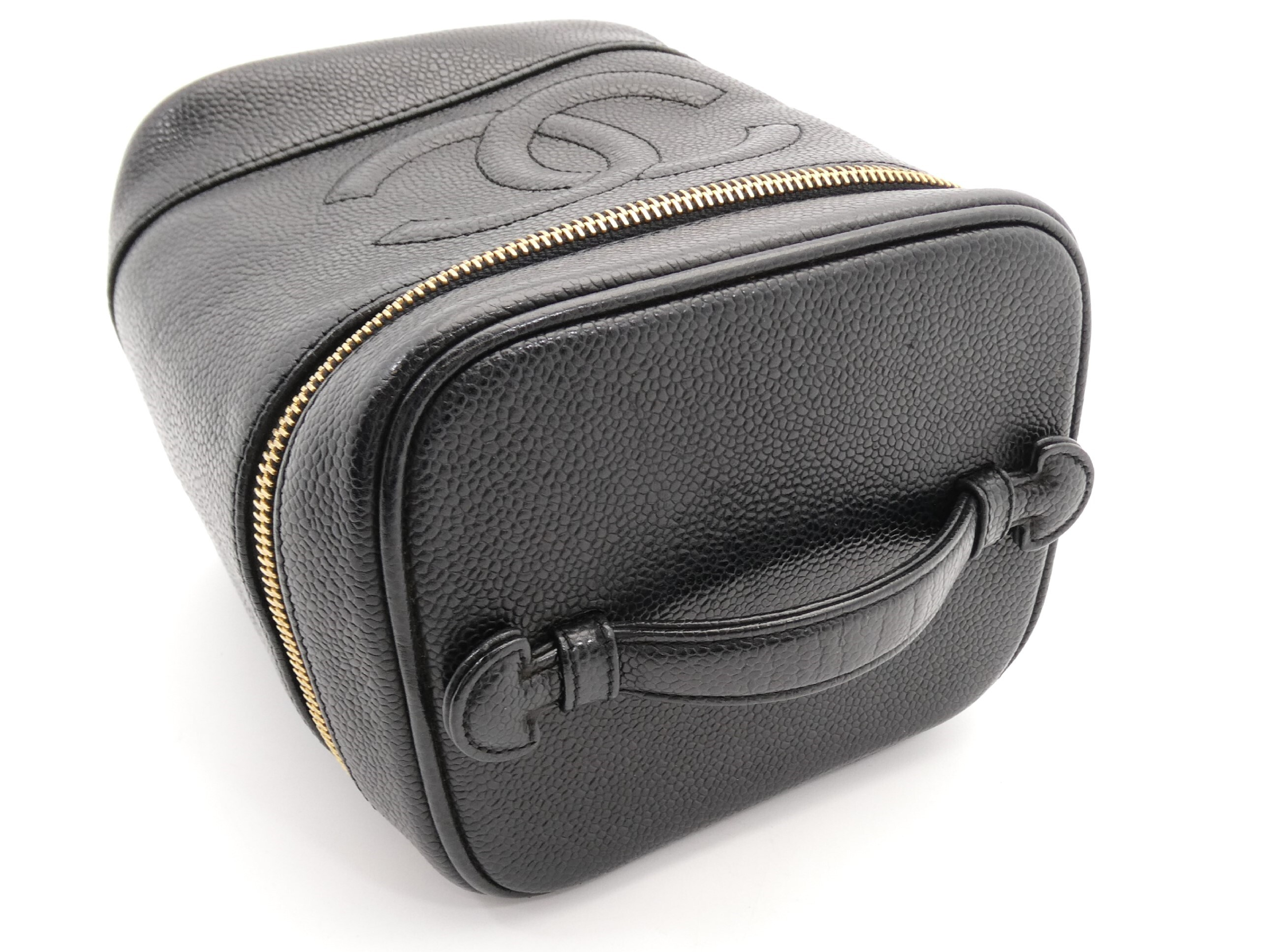 Caviar Skin Coco Mark Vanity Bag — view 6