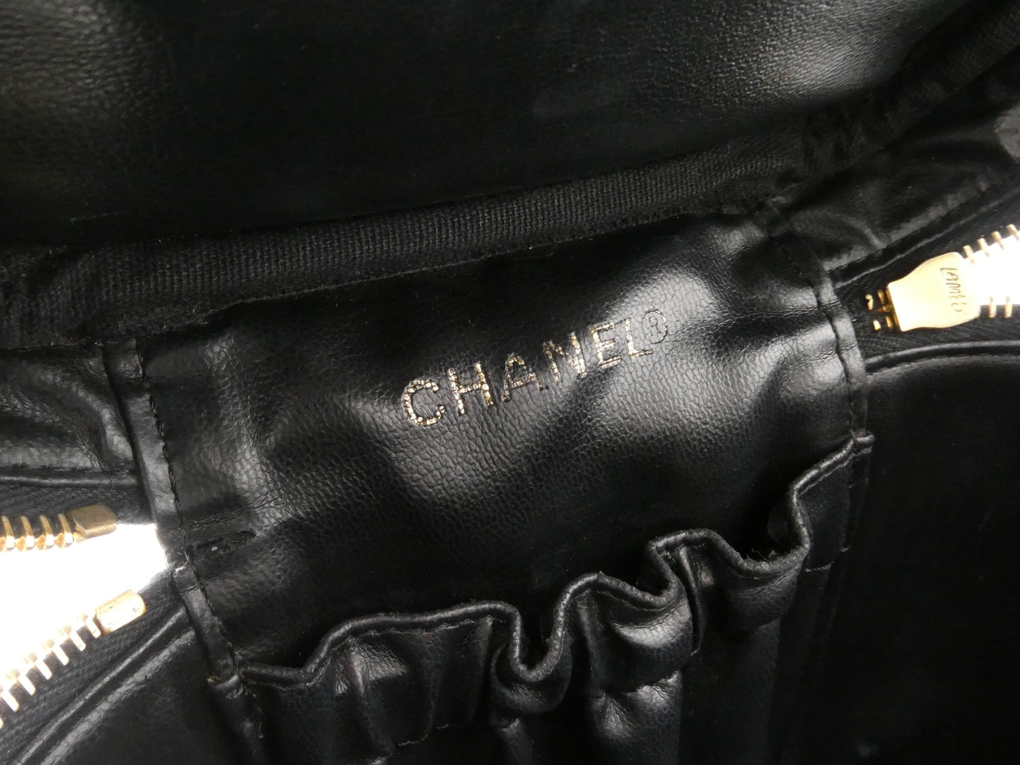 Caviar Skin Coco Mark Vanity Bag — view 8
