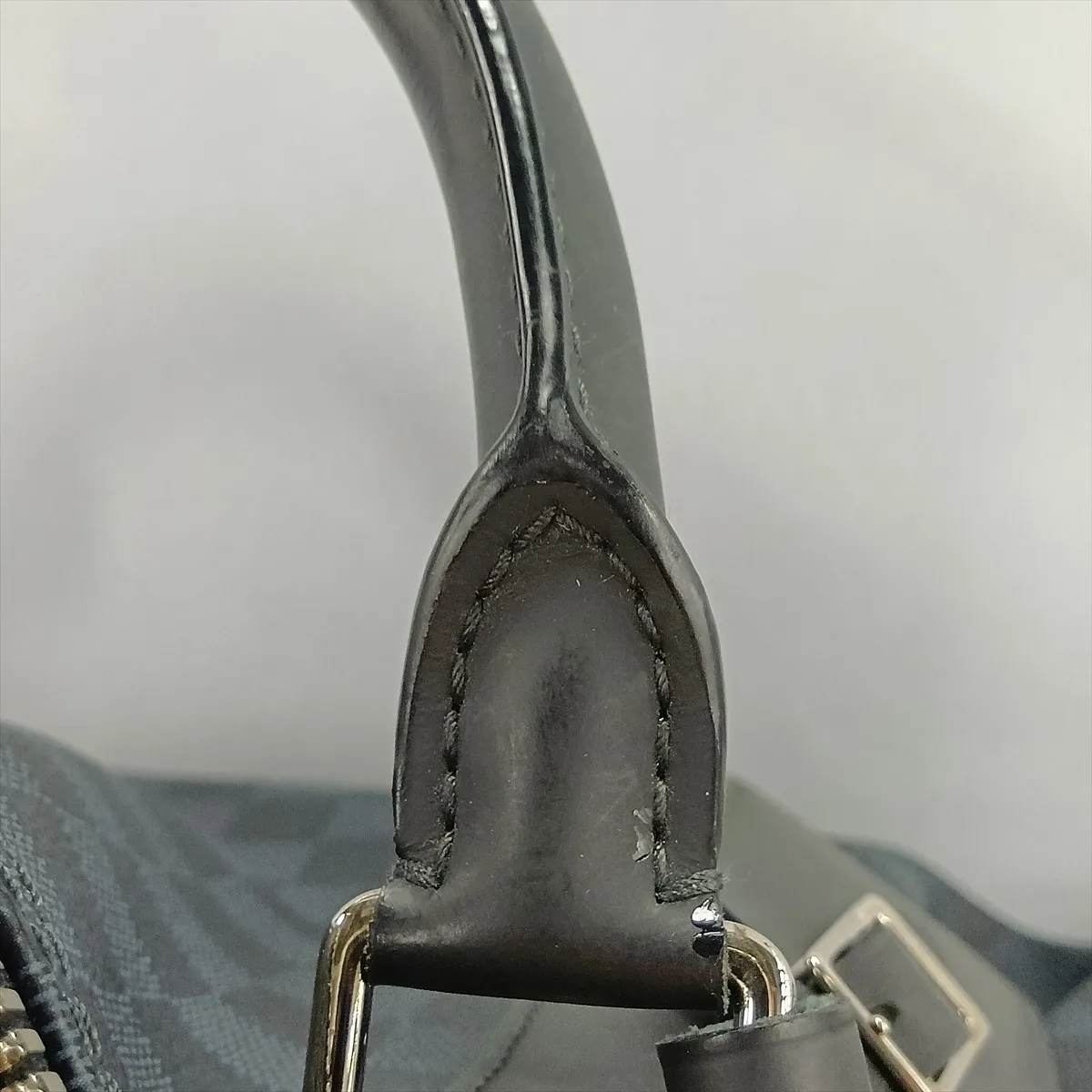 Damier Cobalt Keepall Bandoulière 55 N41356 MB0137 Black, RFID responsive, with initials. — view 13