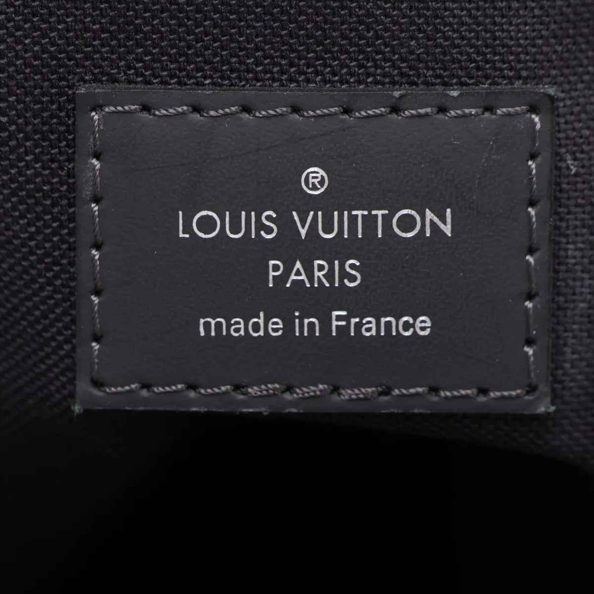 Damier Cobalt Keepall Bandoulière 55 N41356 MB0137 Black, RFID responsive, with initials. — view 10