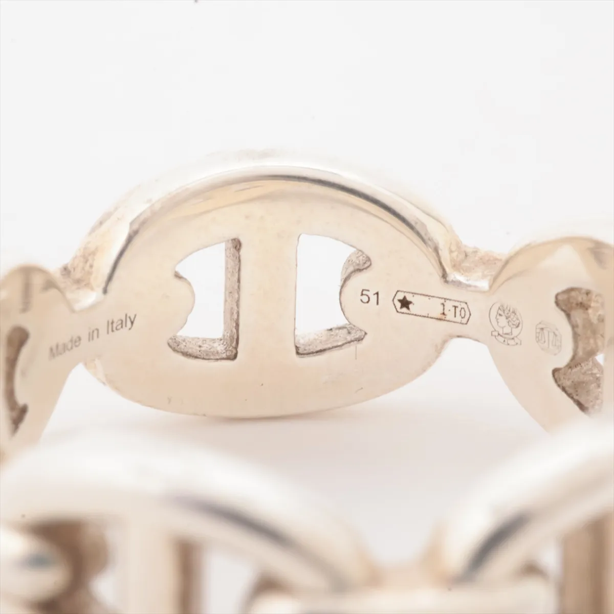 Chaine d'Ancre Enchainée 2025 Ring, Size 51, 925 Sterling Silver, 5.7g, 25BD123454. — view 4