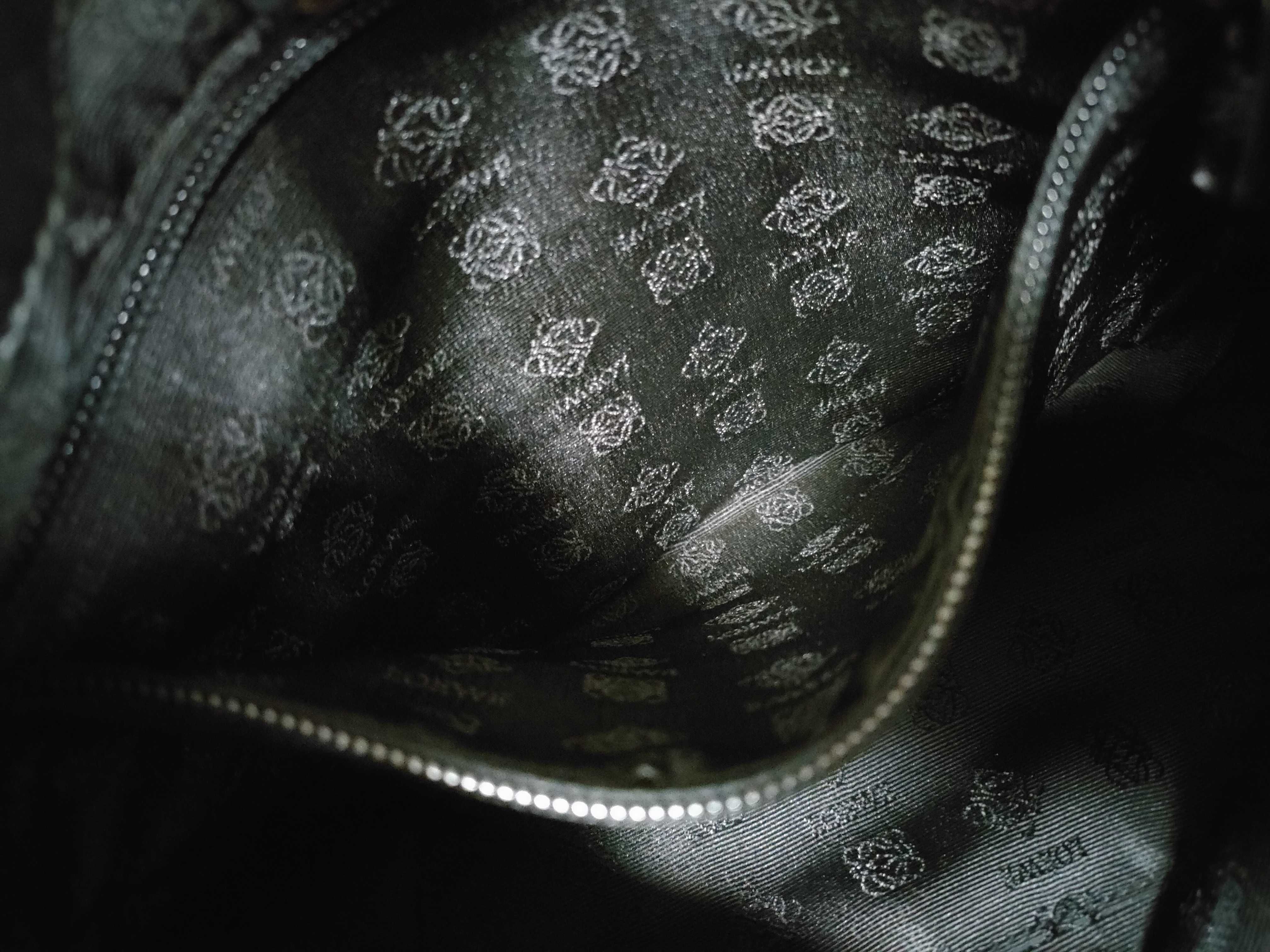 Anagram Shoulder Bag, Leather, Black Shoulder Bag — view 10