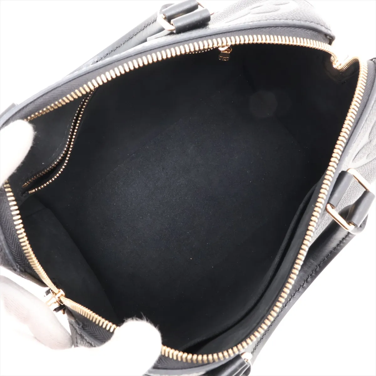 Monogram Empreinte Speedy Bandoulière 25 M58951 Black (RFID detected) — view 8