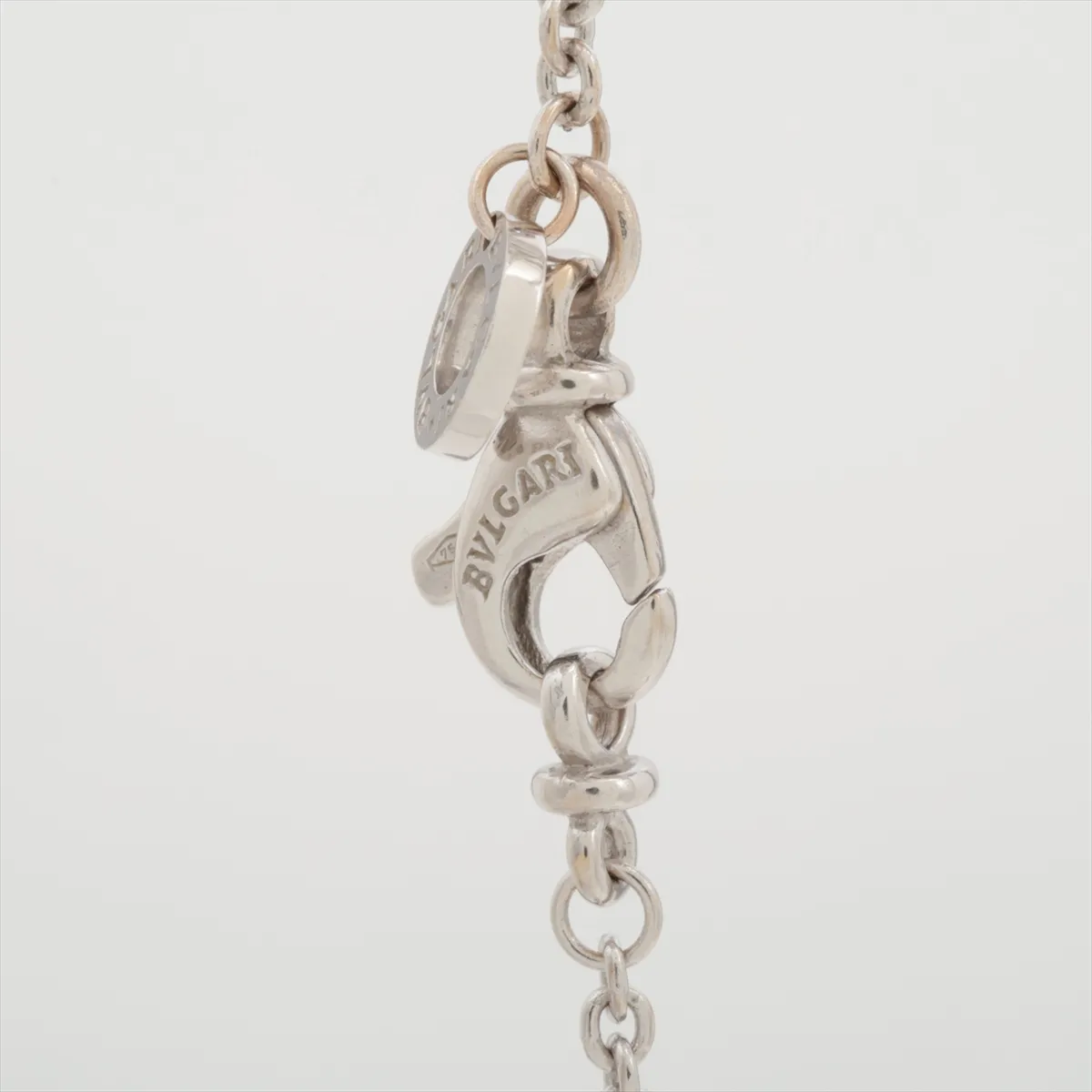 B Zero One Necklace 750 (WG) 11.7g Crab canth hole Part of the plating is — view 3