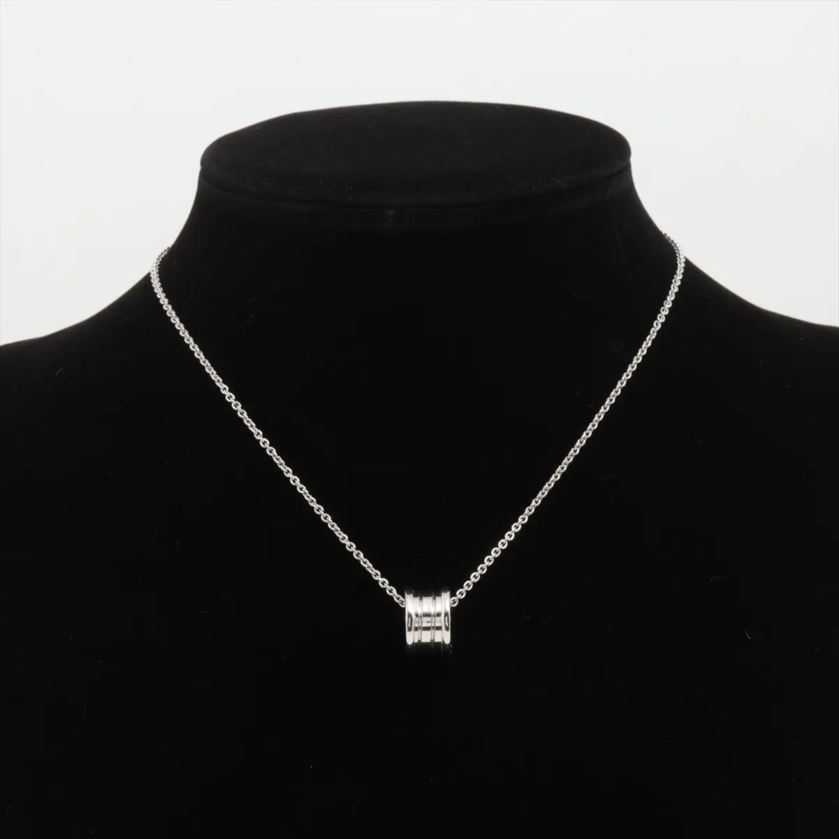 B Zero One Necklace 750 (WG) 11.7g Crab canth hole Part of the plating is — view 5