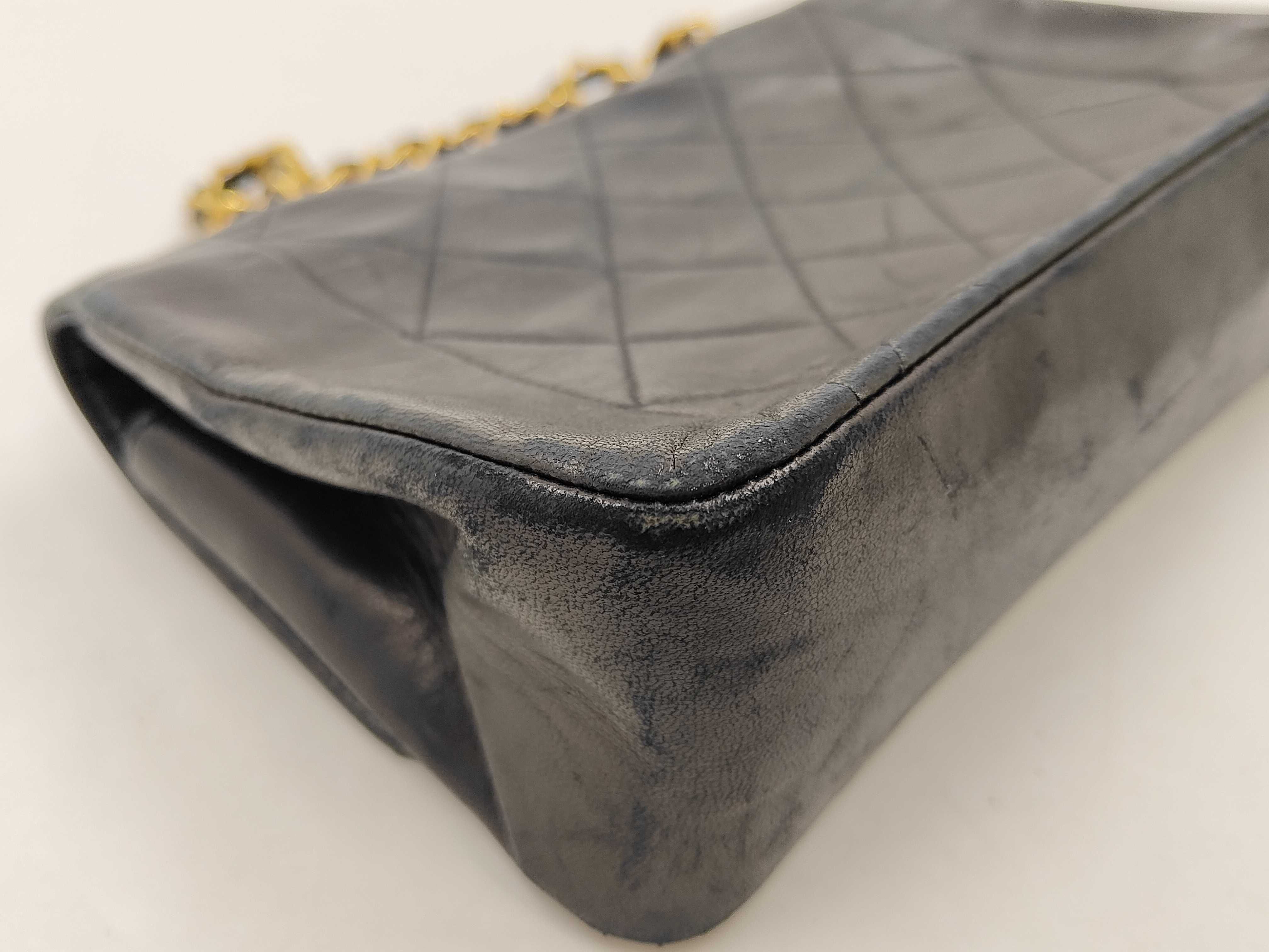 Lambskin Matelassé Coco Mark Diana Shoulder Bag Chain Shoulder Bag — view 4