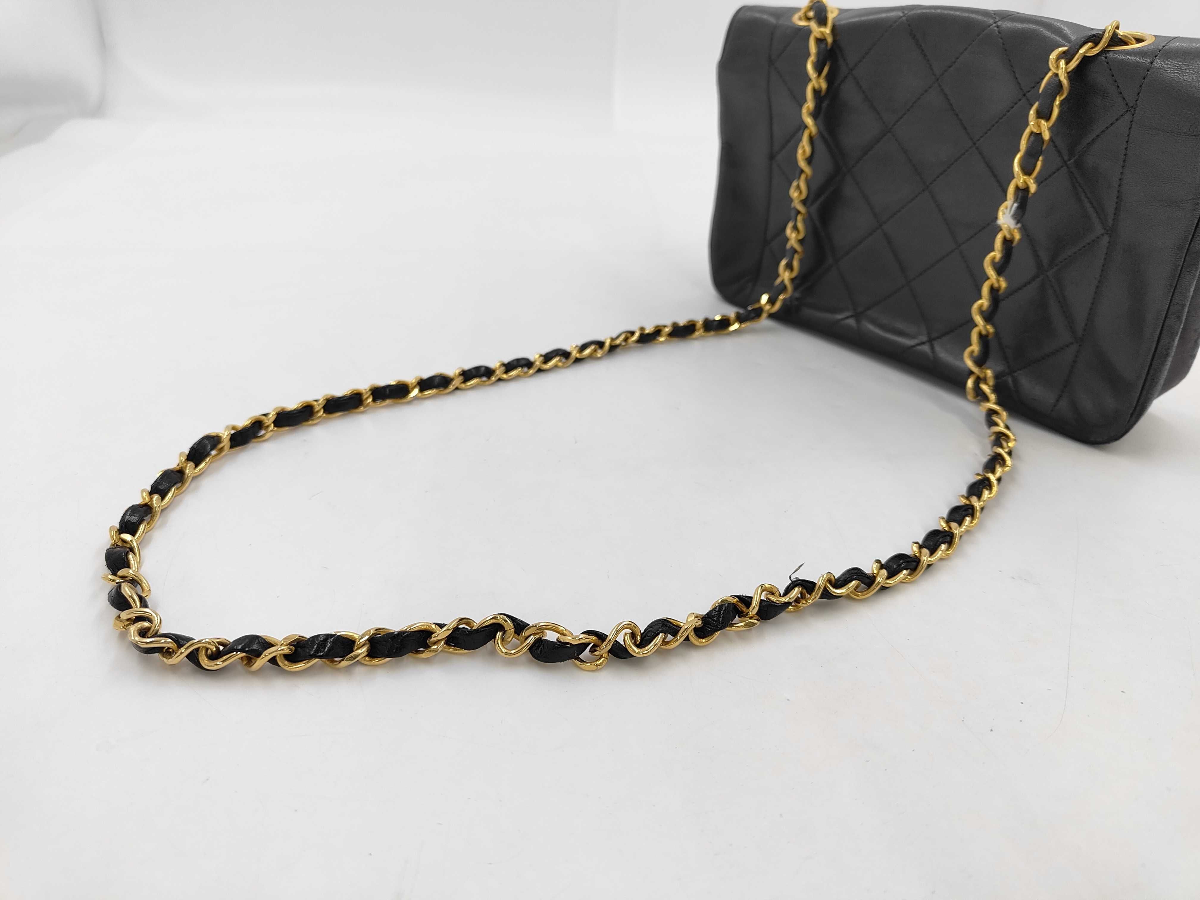 Lambskin Matelassé Coco Mark Diana Shoulder Bag Chain Shoulder Bag — view 6