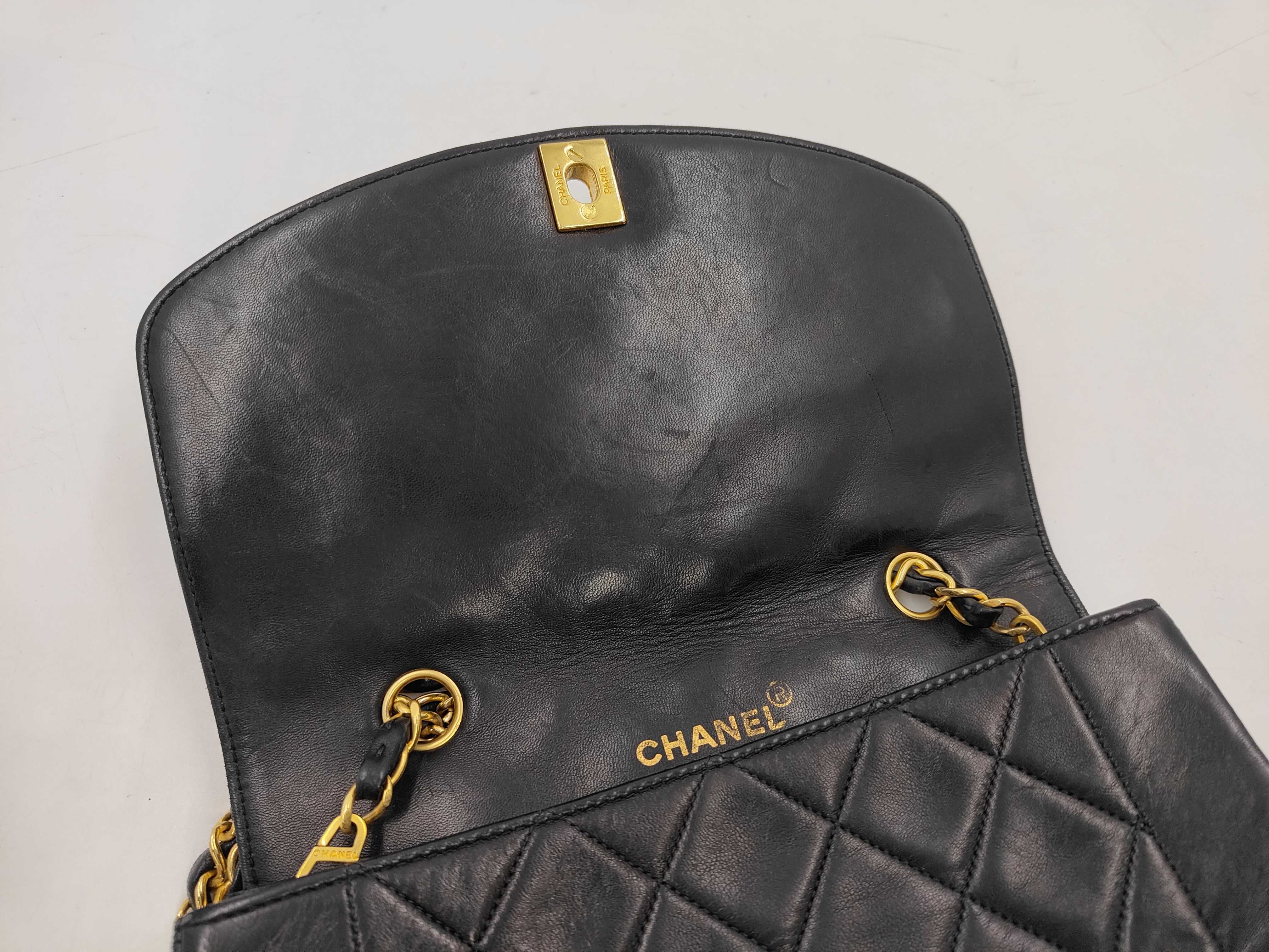 Lambskin Matelassé Coco Mark Diana Shoulder Bag Chain Shoulder Bag — view 7