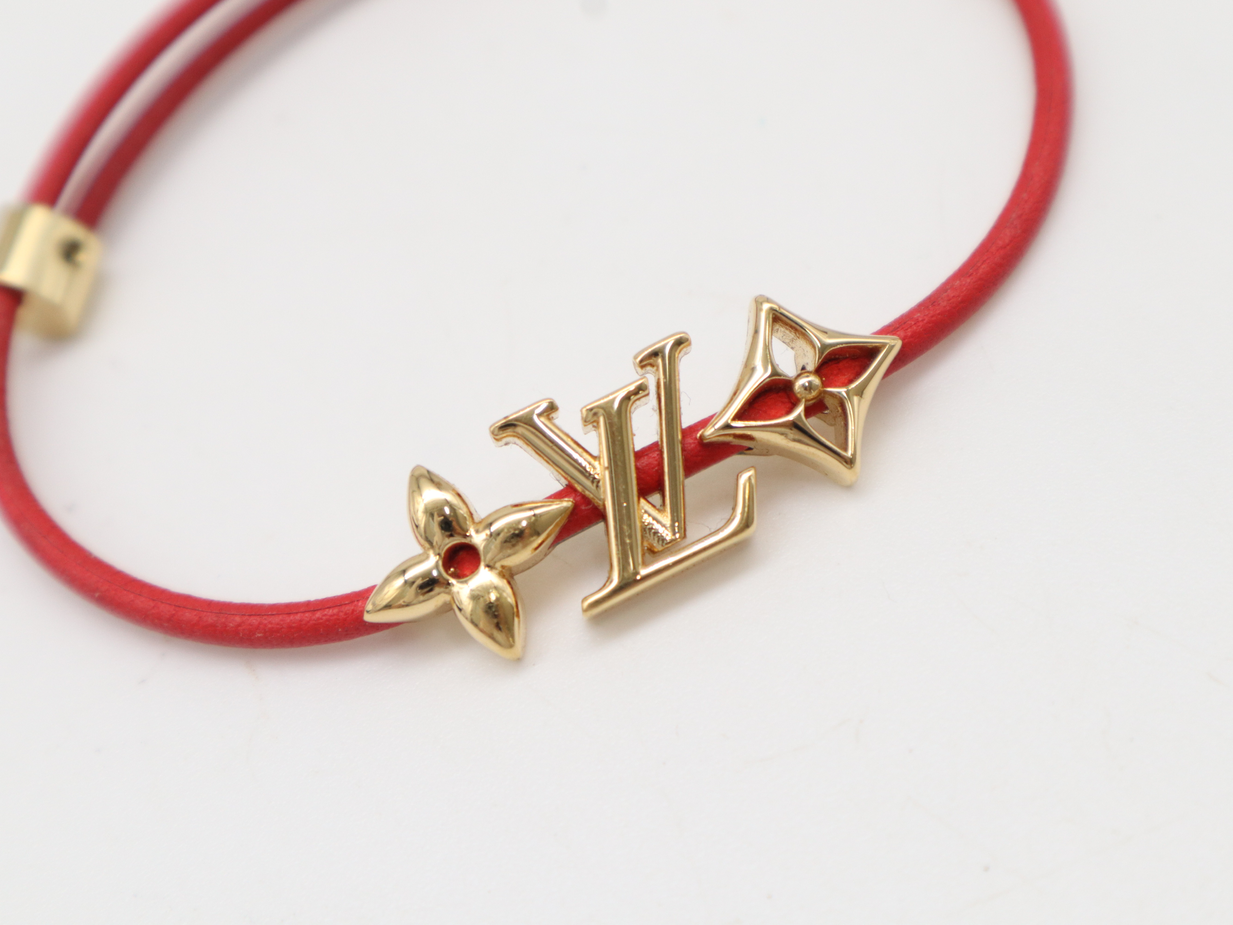 LV Iconic Bracelet Red Bracelet/Bangle — view 3