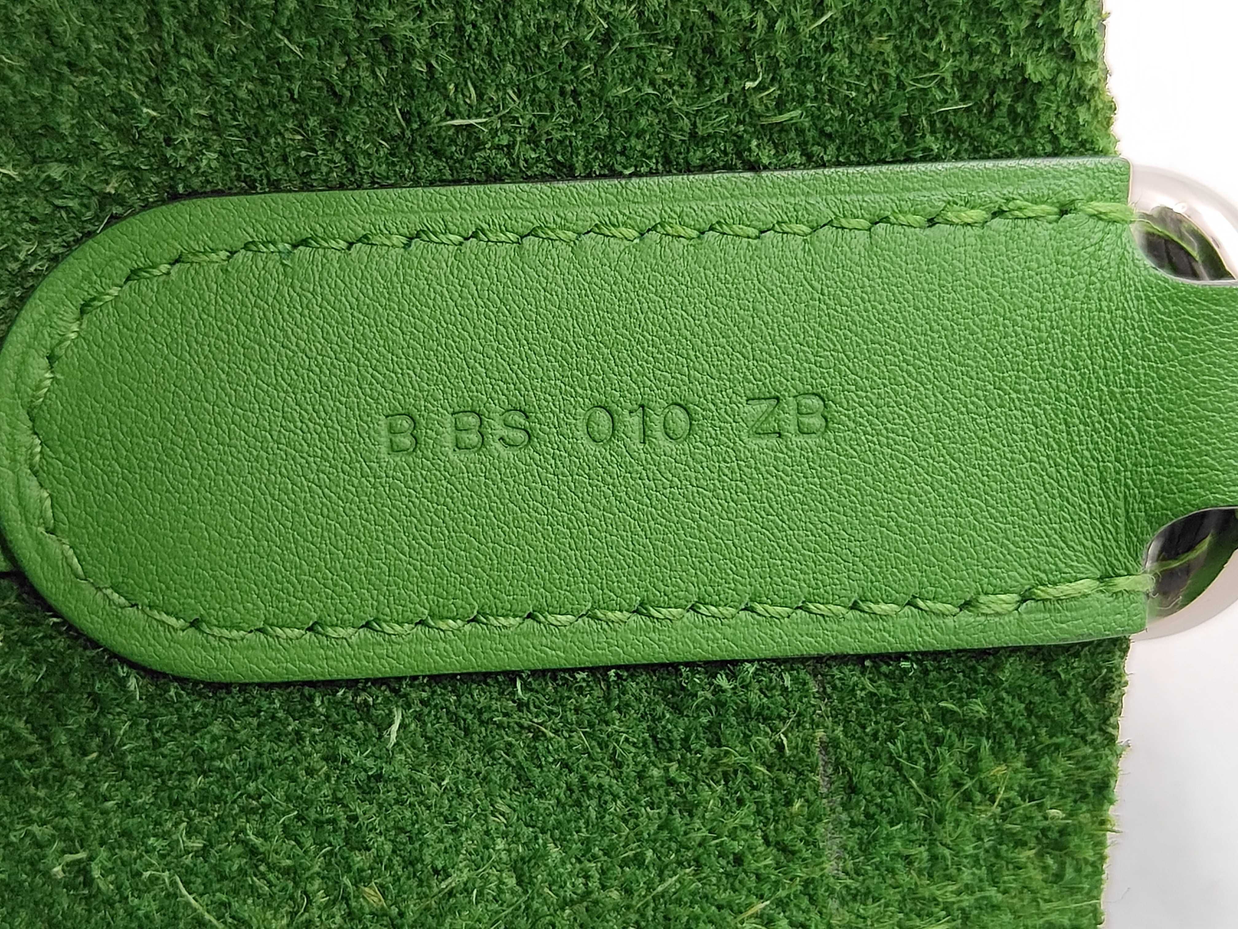 B-stamp In the Loop 23 Taurillon Clemence Vert Yucca Handbag — view 7
