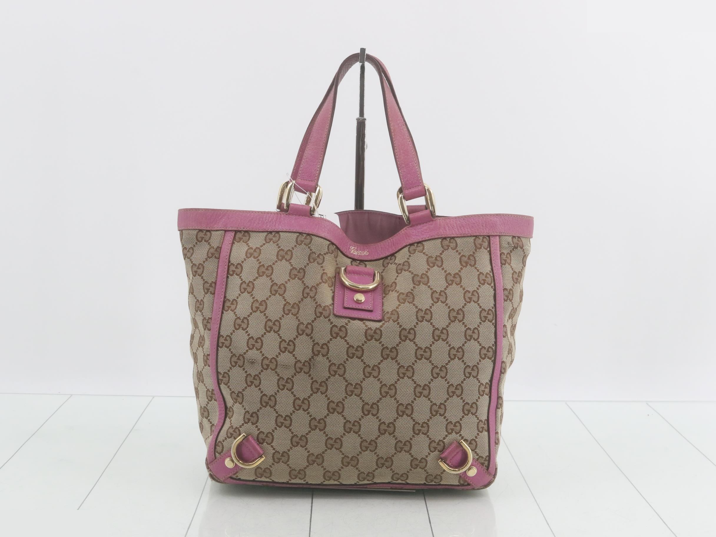 Abbey GG Canvas Tote Bag 130739