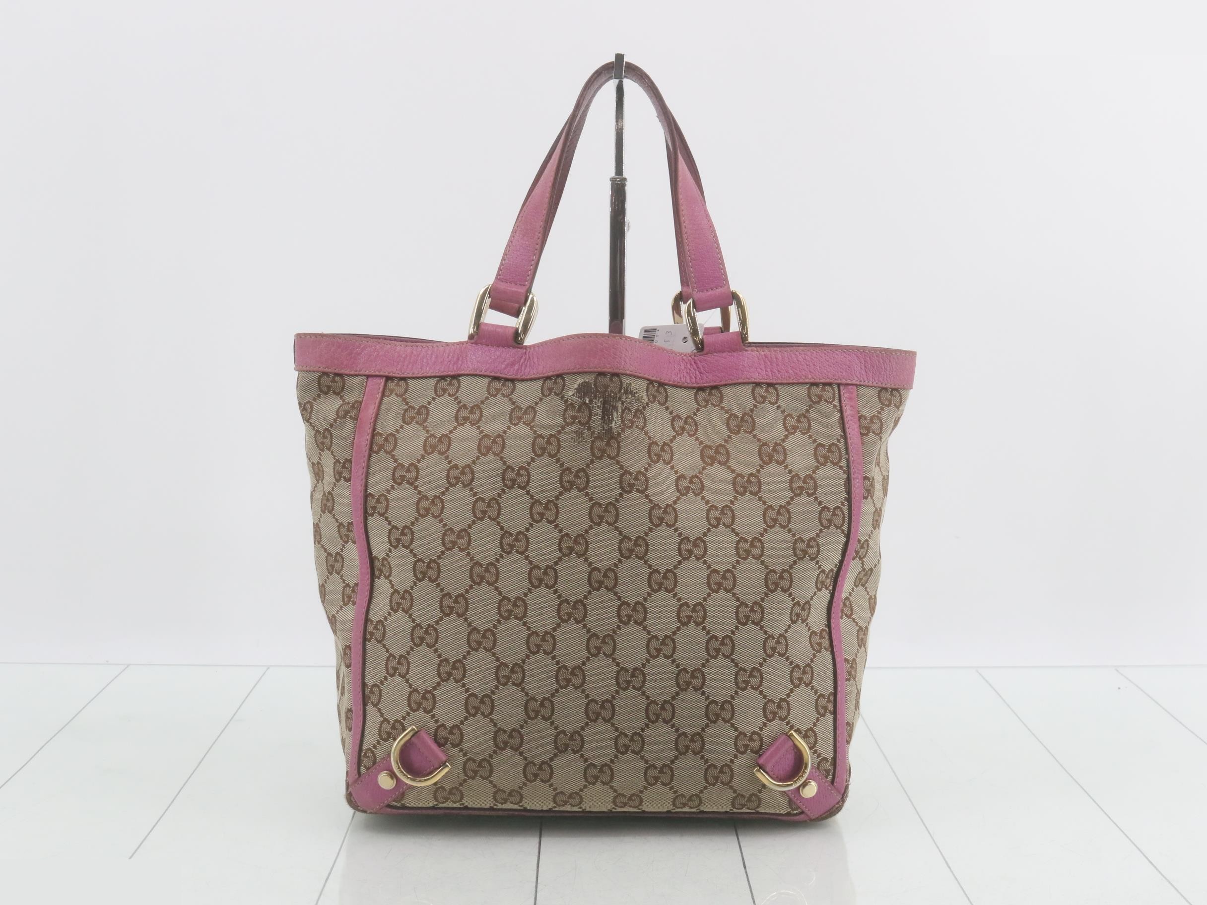 Abbey GG Canvas Tote Bag 130739 — view 2