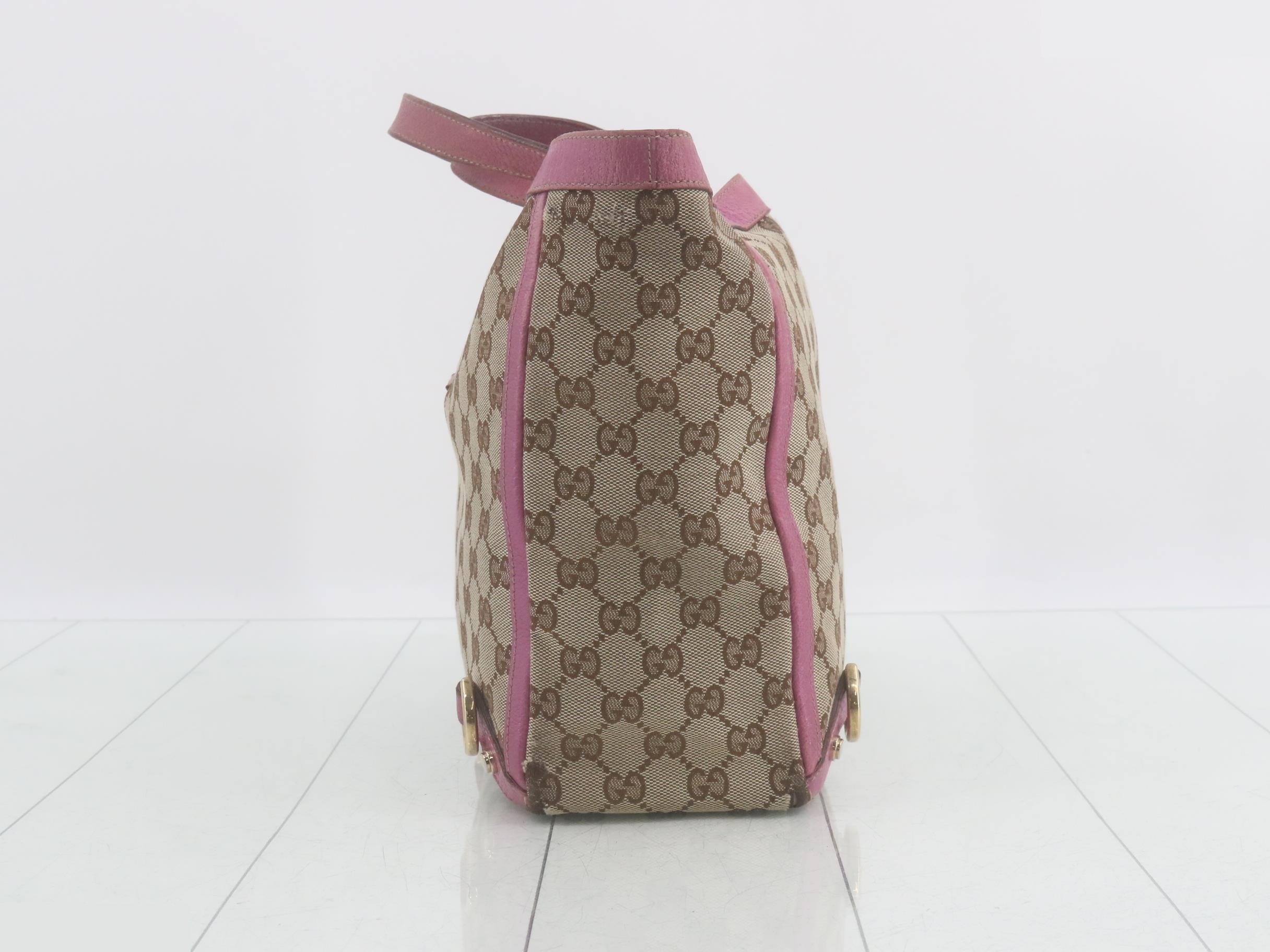 Abbey GG Canvas Tote Bag 130739 — view 3