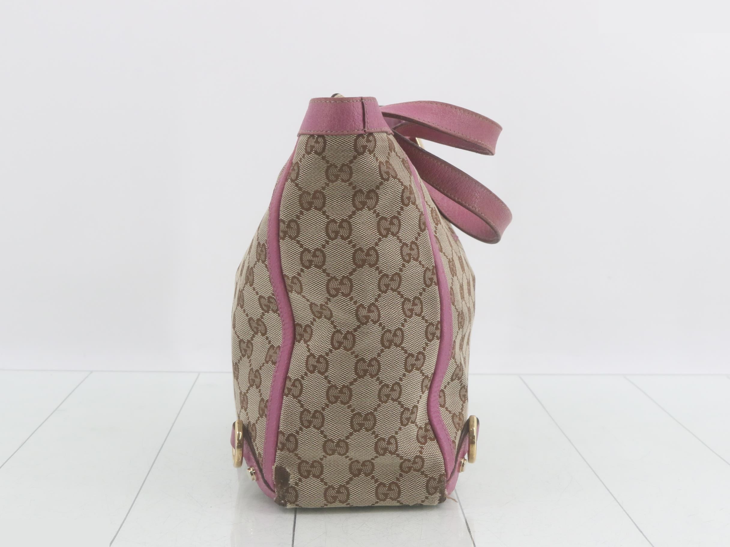 Abbey GG Canvas Tote Bag 130739 — view 4