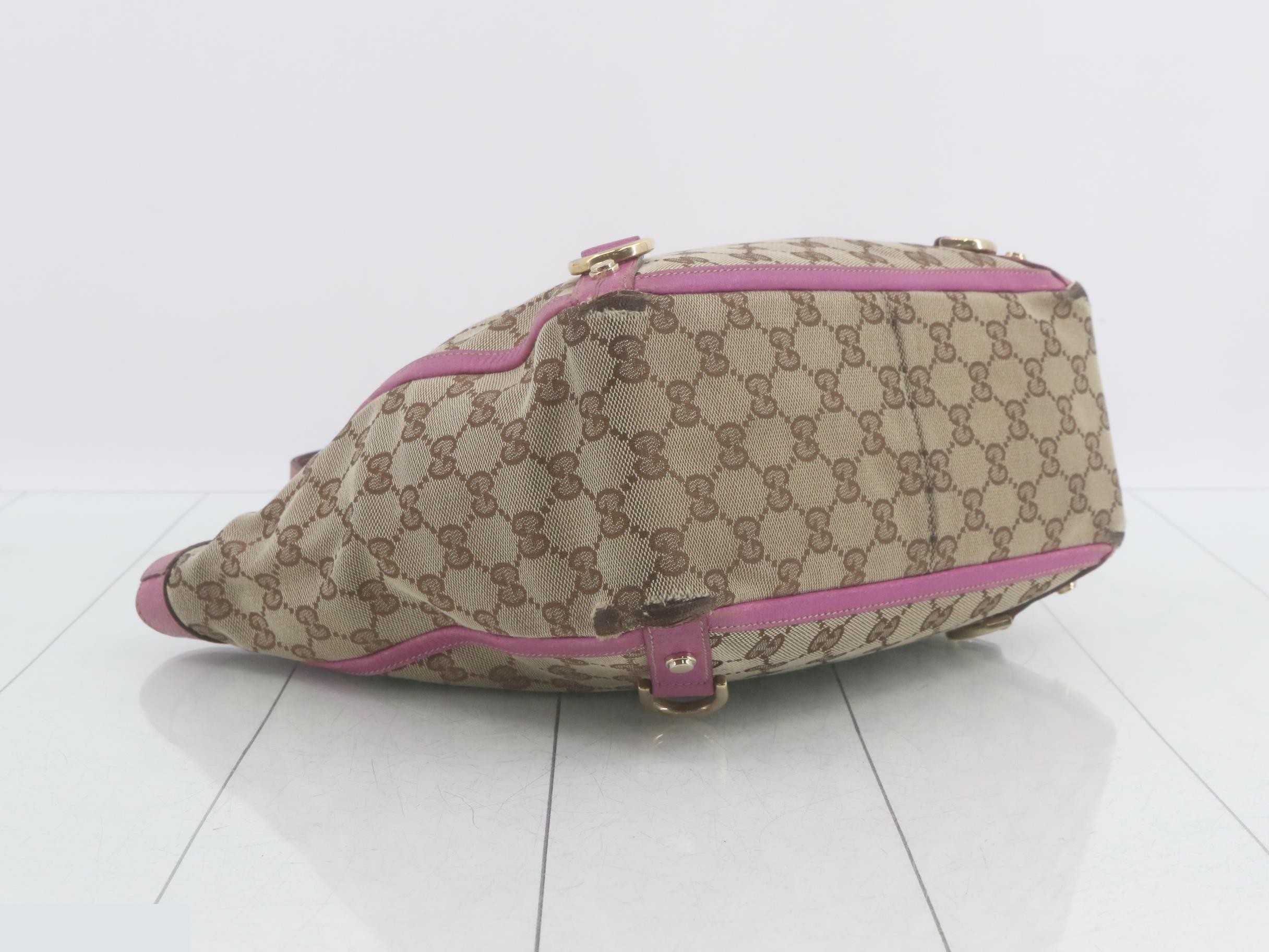 Abbey GG Canvas Tote Bag 130739 — view 5