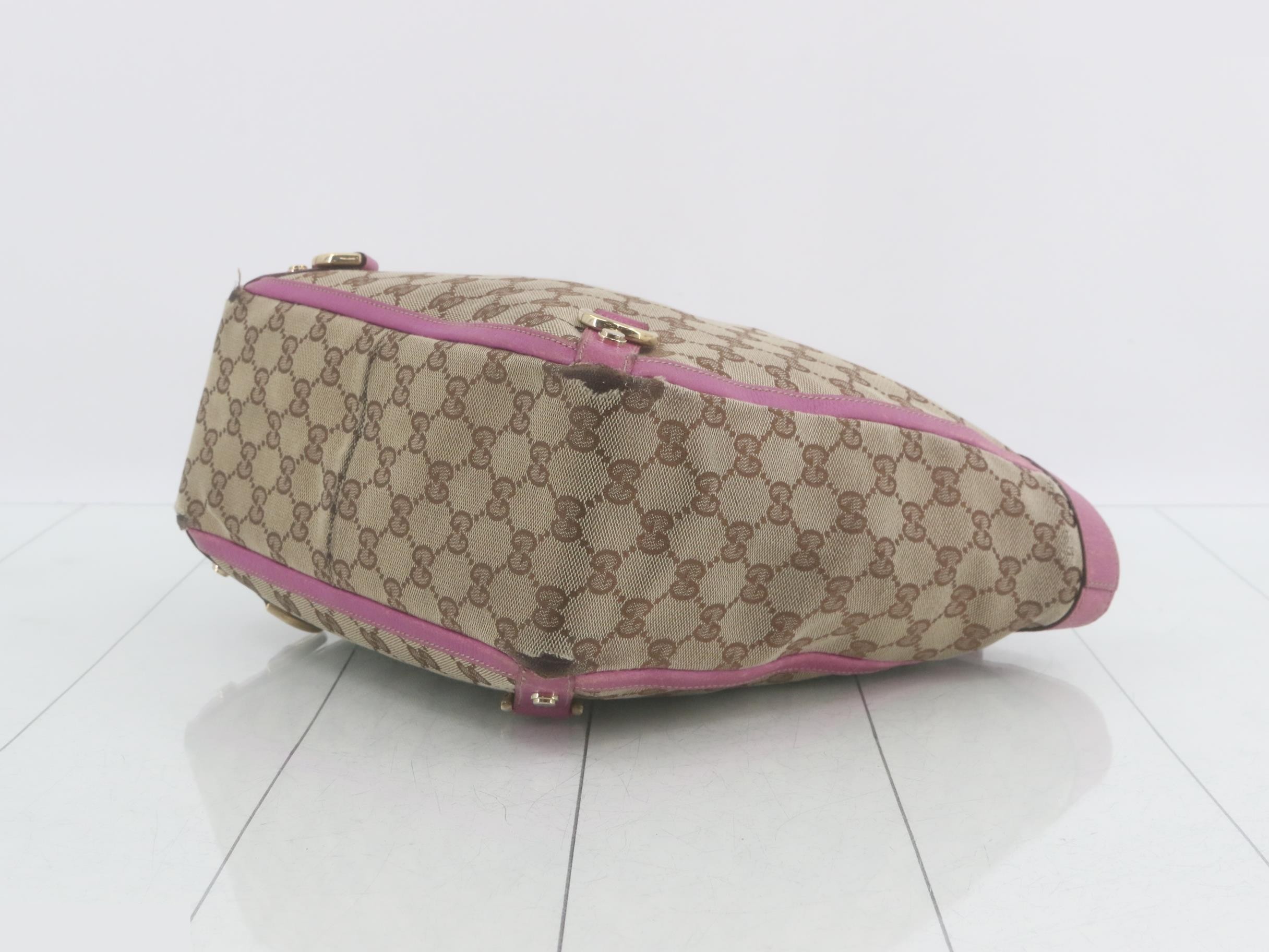 Abbey GG Canvas Tote Bag 130739 — view 6