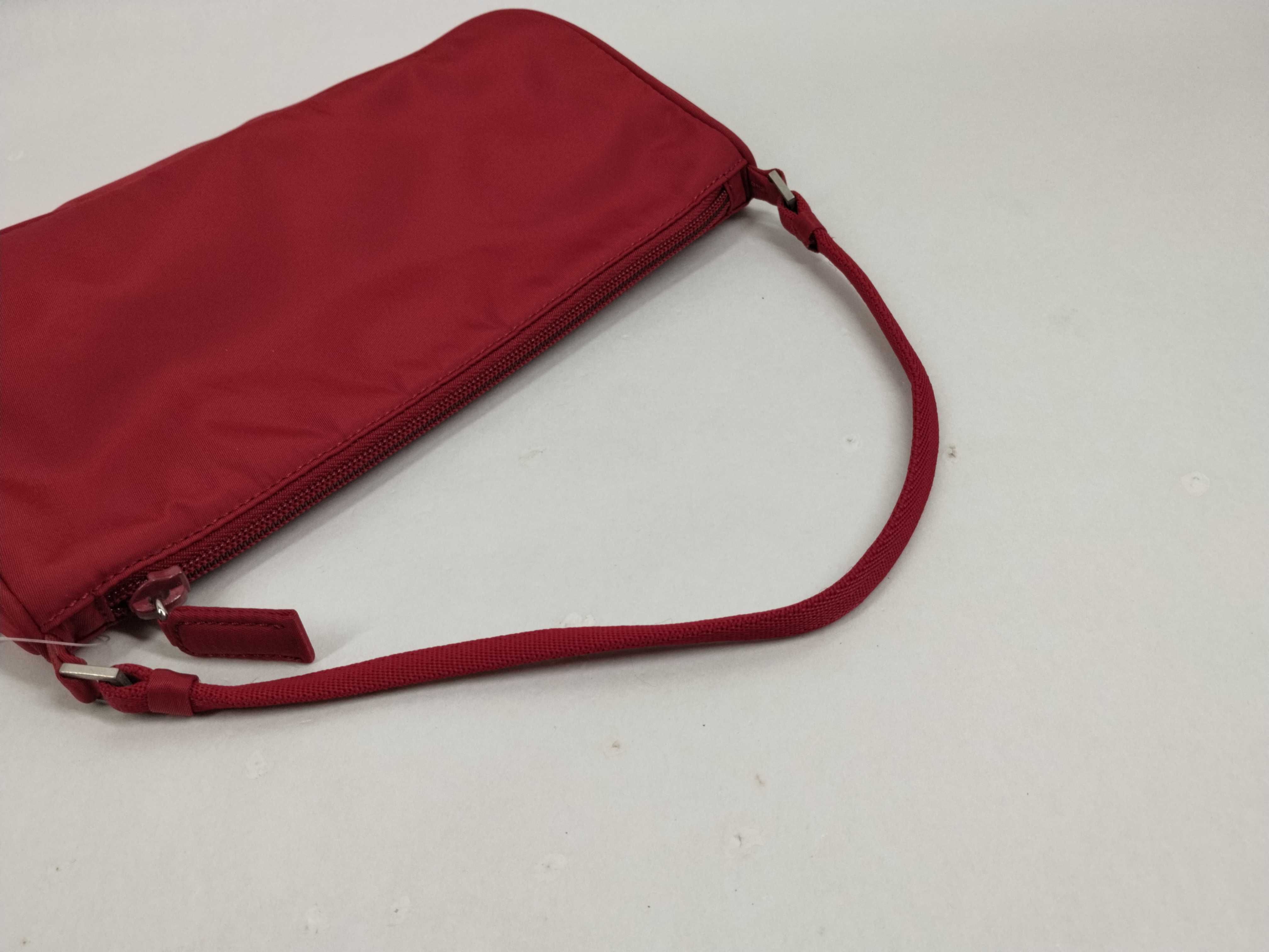 Nylon Pouch Bag, Red Pouch — view 3