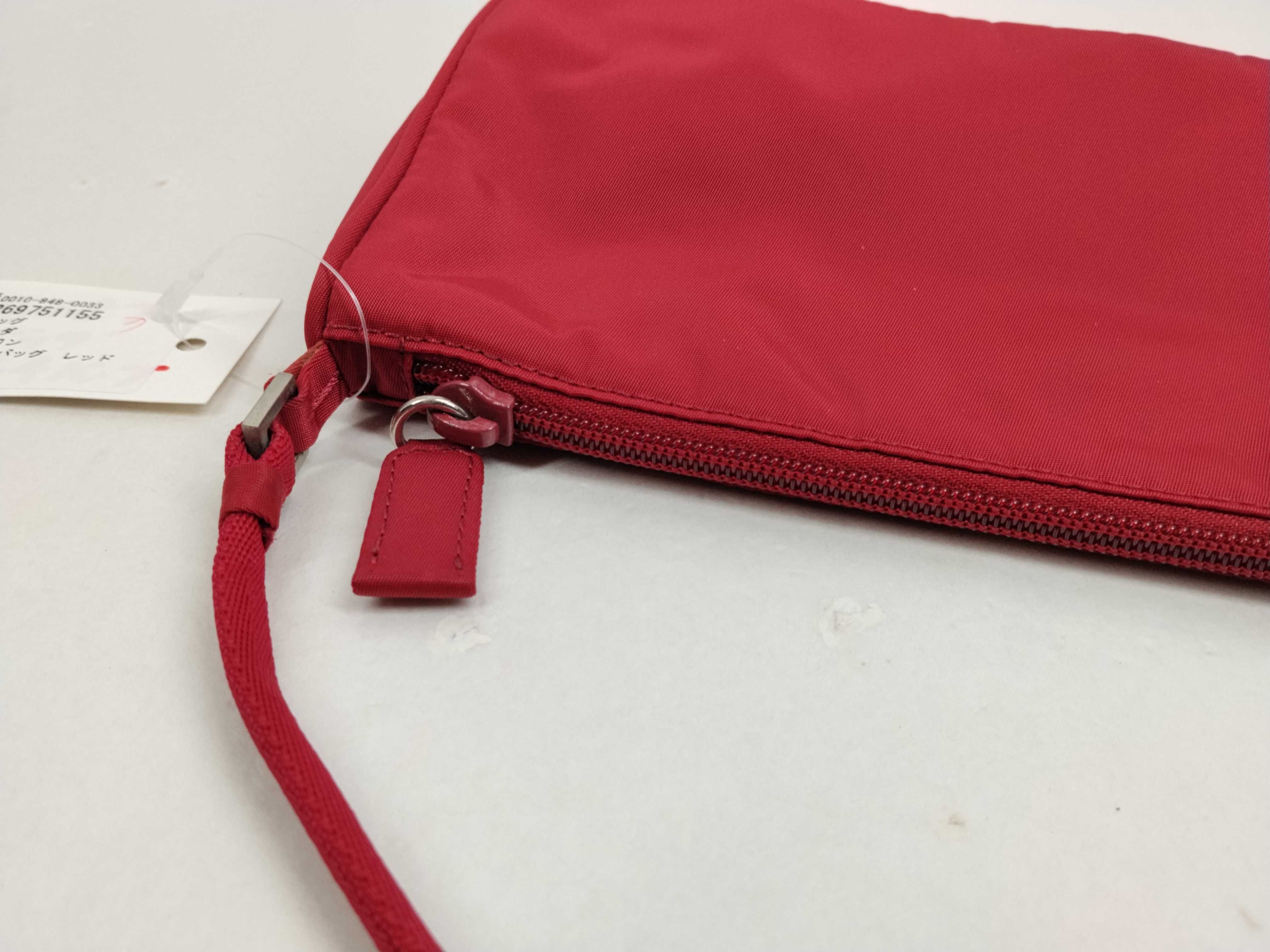 Nylon Pouch Bag, Red Pouch — view 6