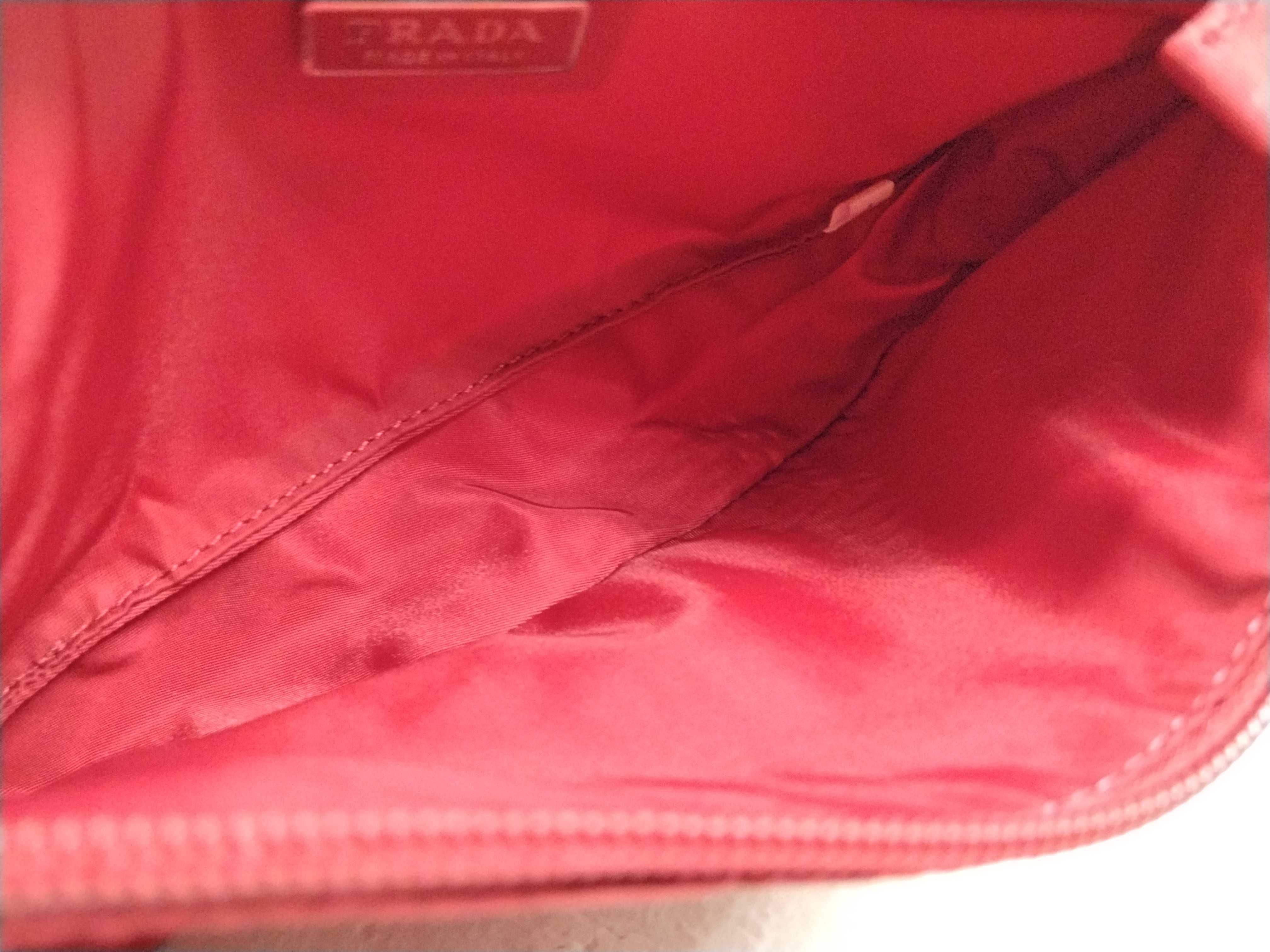 Nylon Pouch Bag, Red Pouch — view 9
