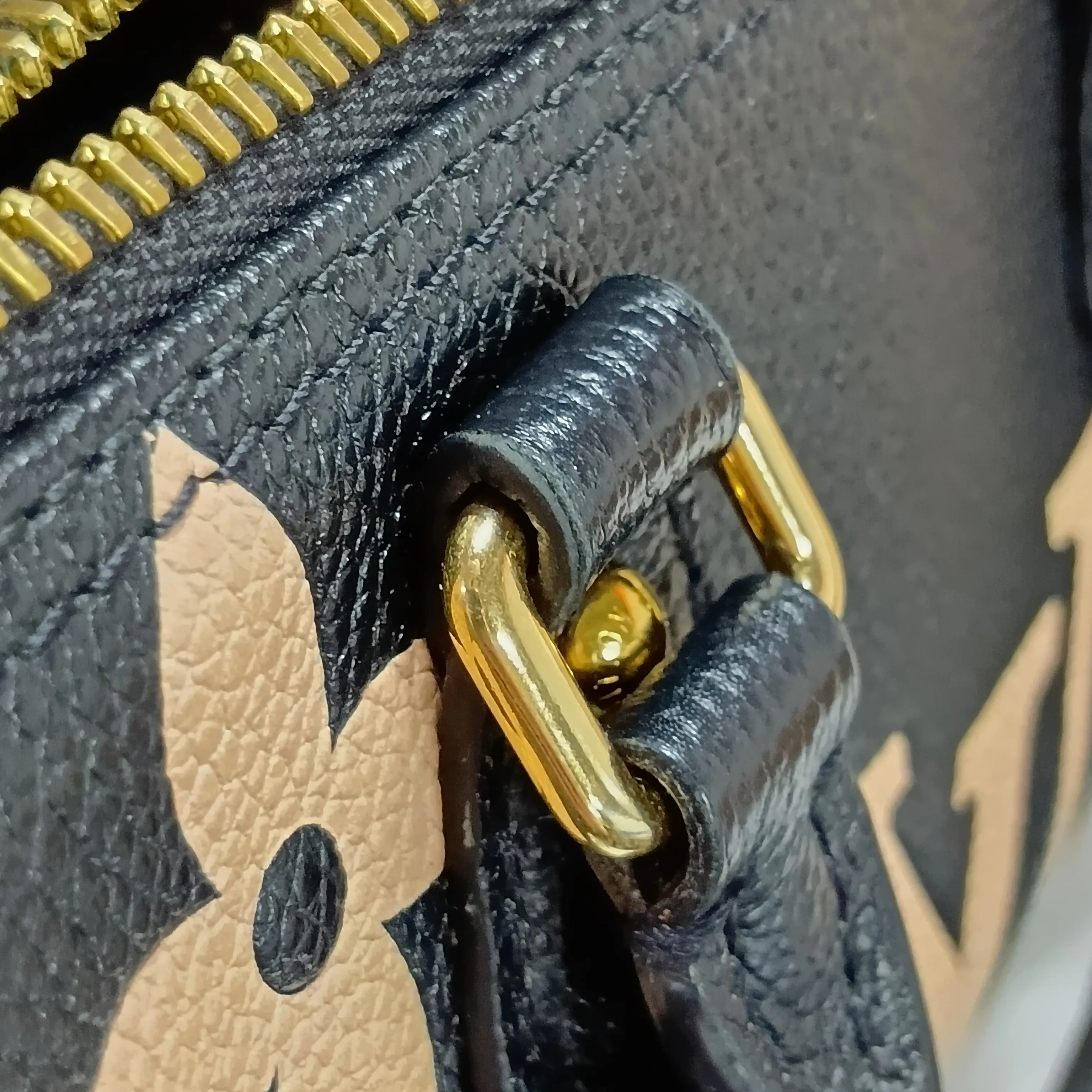Monogram Empreinte Papillon BB M45980 Black x Beige (RFID detected) — view 13