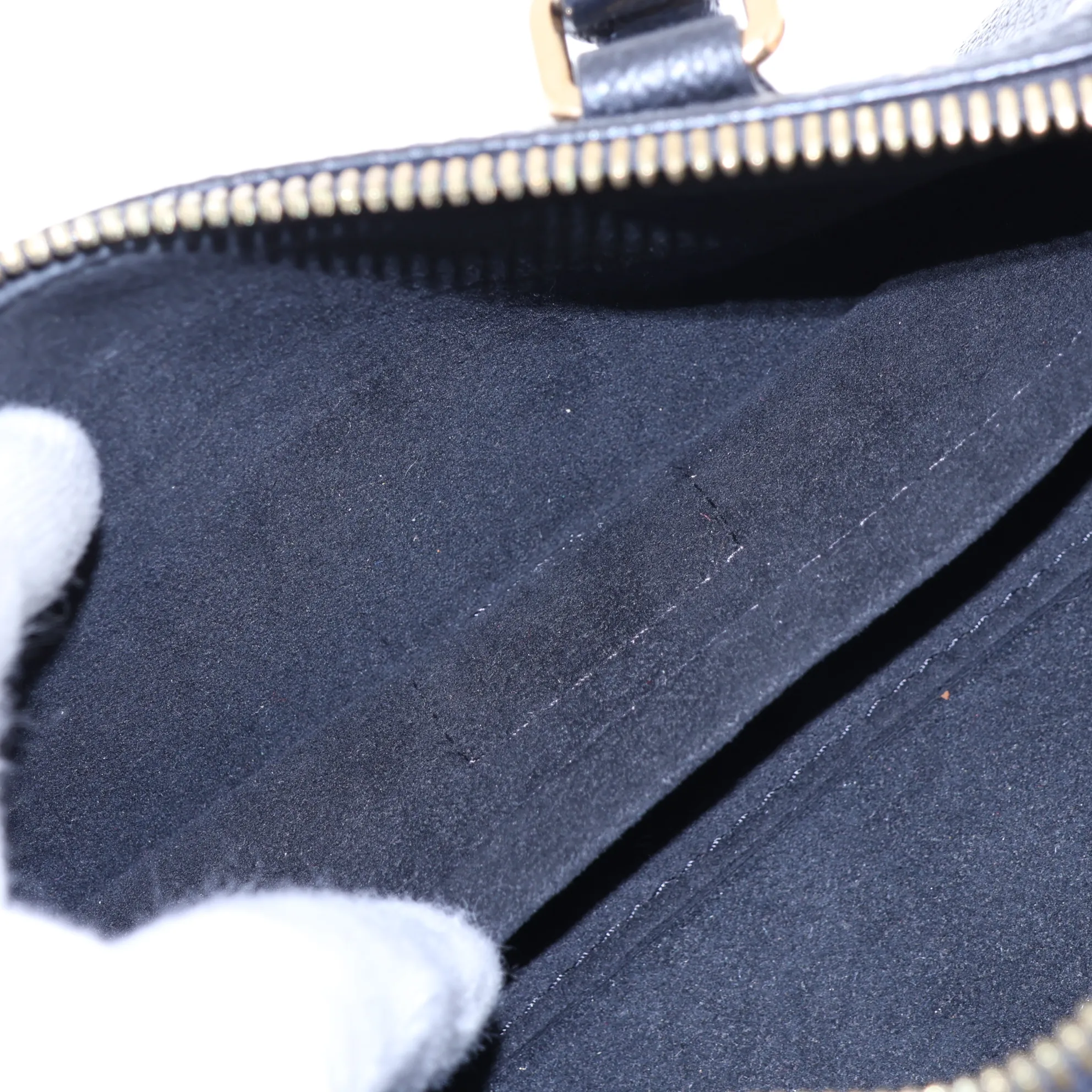 Monogram Empreinte Papillon BB M45980 Black x Beige (RFID detected) — view 9