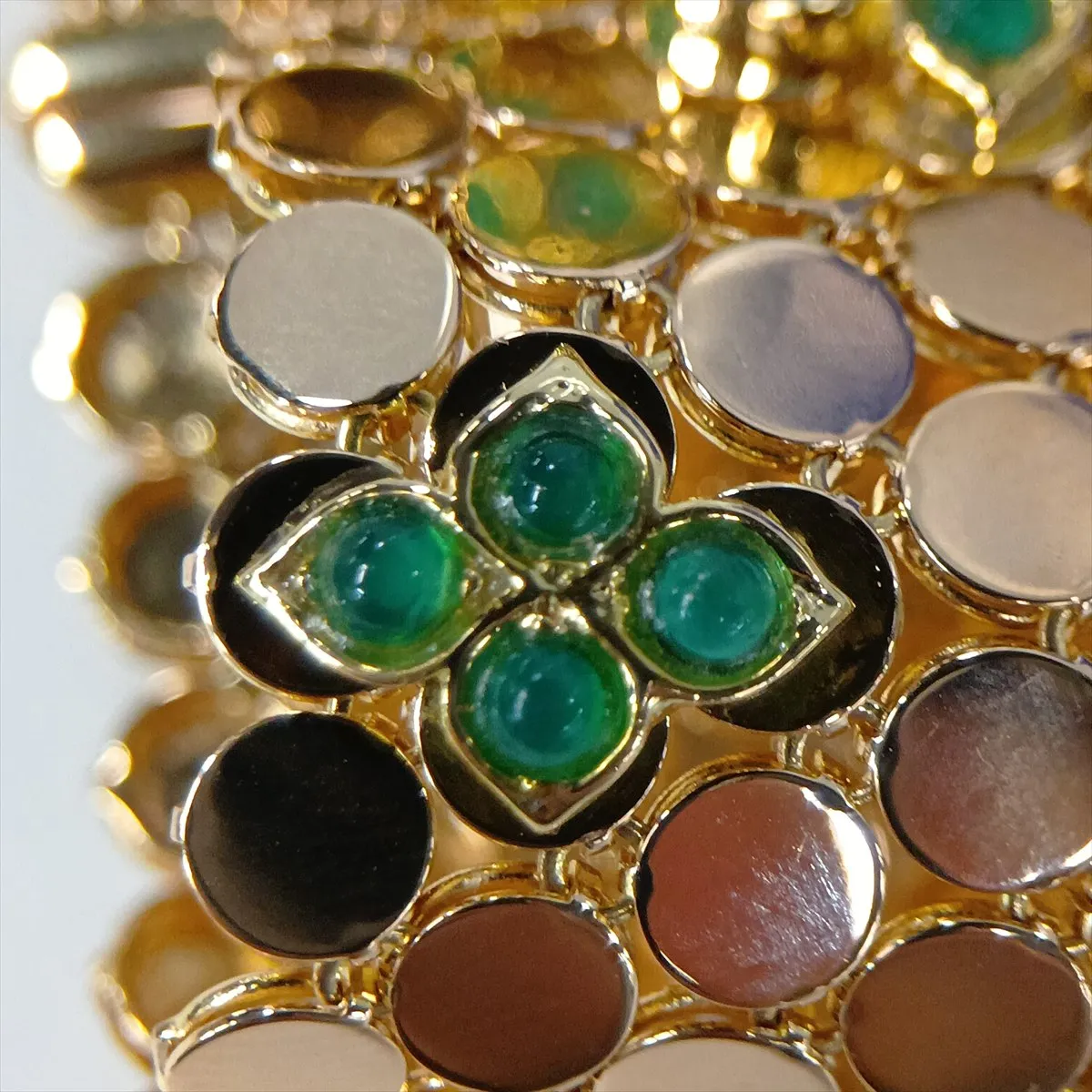 Colored Stone Bracelet K18(YG)×18Kt(YG) 58.8g C2085C3 — view 7