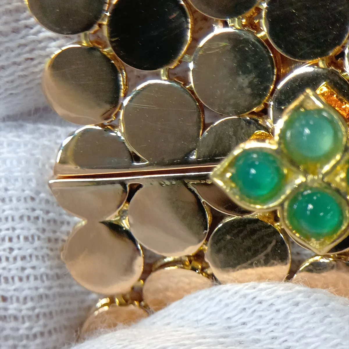 Colored Stone Bracelet K18(YG)×18Kt(YG) 58.8g C2085C3 — view 9