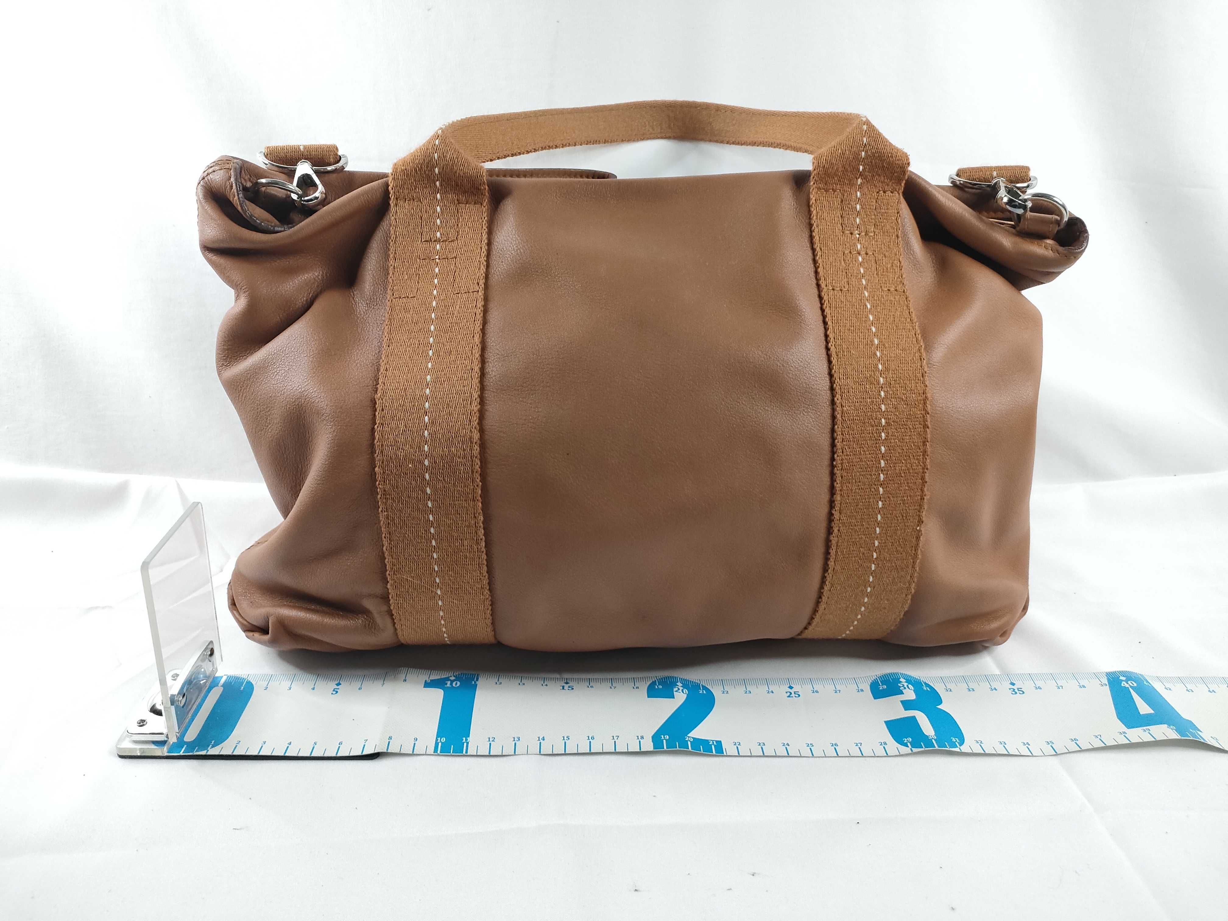 Caravan Horizontal Tote Bag/Shoulder Bag with Stamp and Dust Bag (Handbag) — view 2