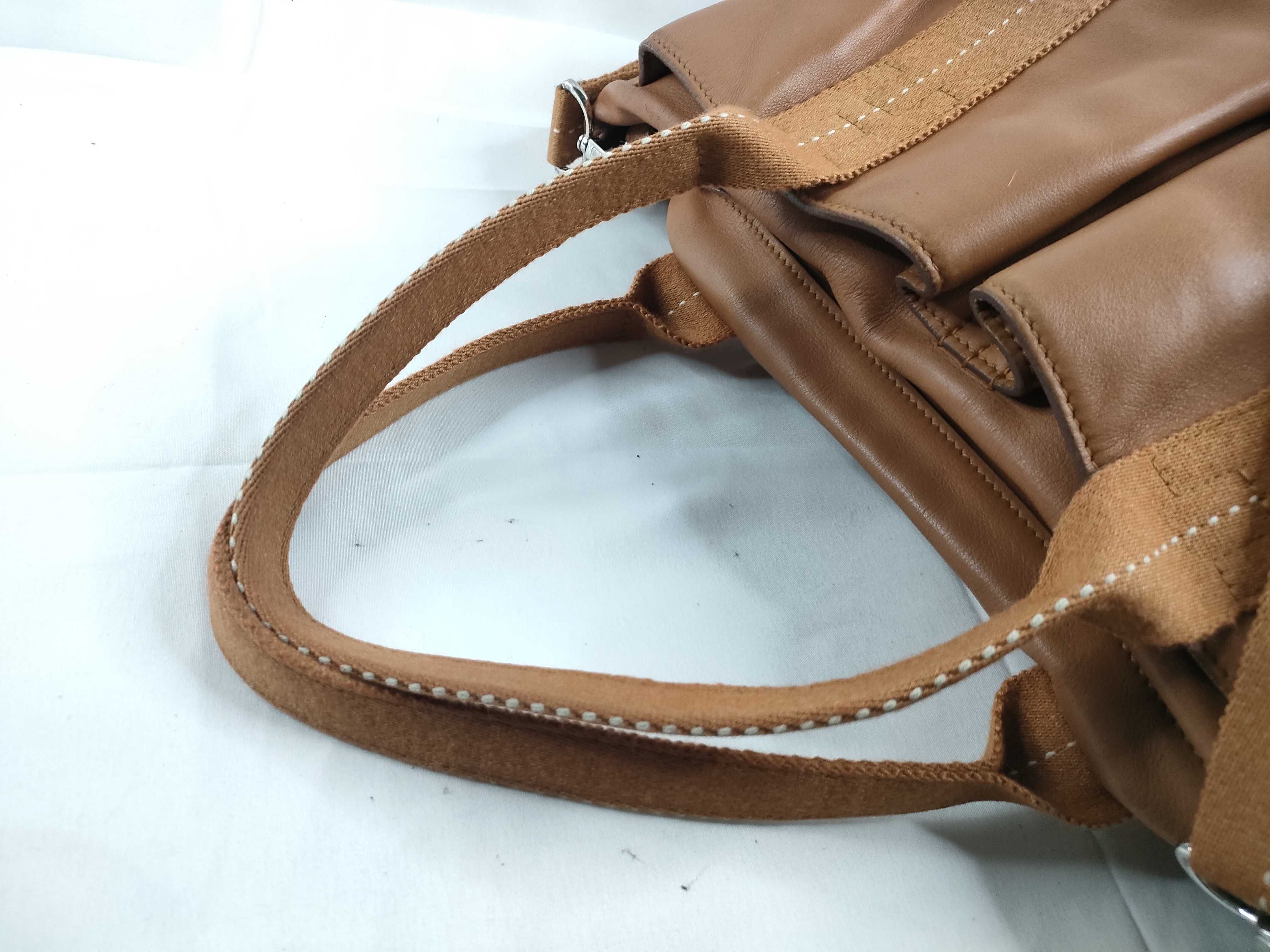 Caravan Horizontal Tote Bag/Shoulder Bag with Stamp and Dust Bag (Handbag) — view 6