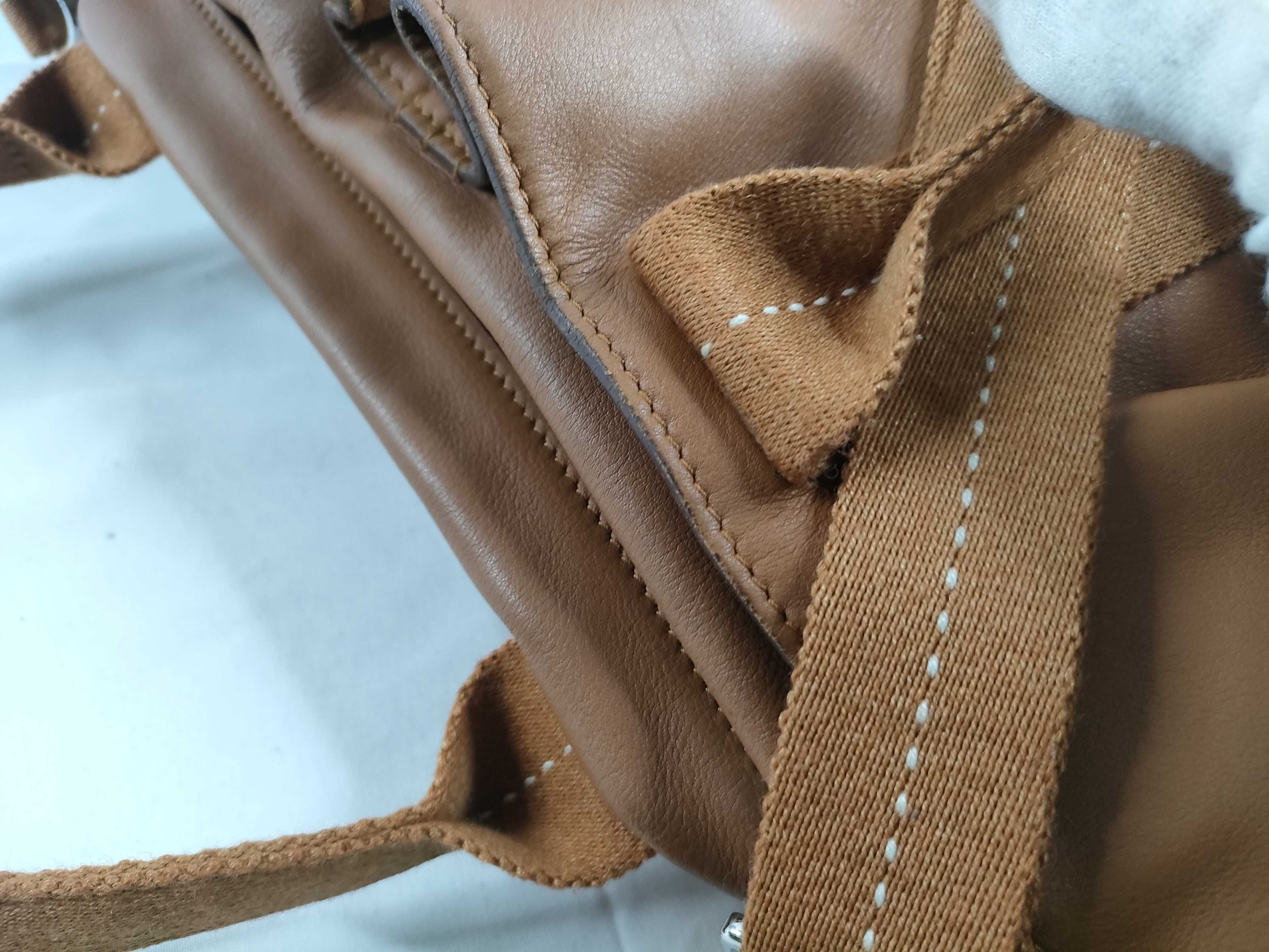 Caravan Horizontal Tote Bag/Shoulder Bag with Stamp and Dust Bag (Handbag) — view 8