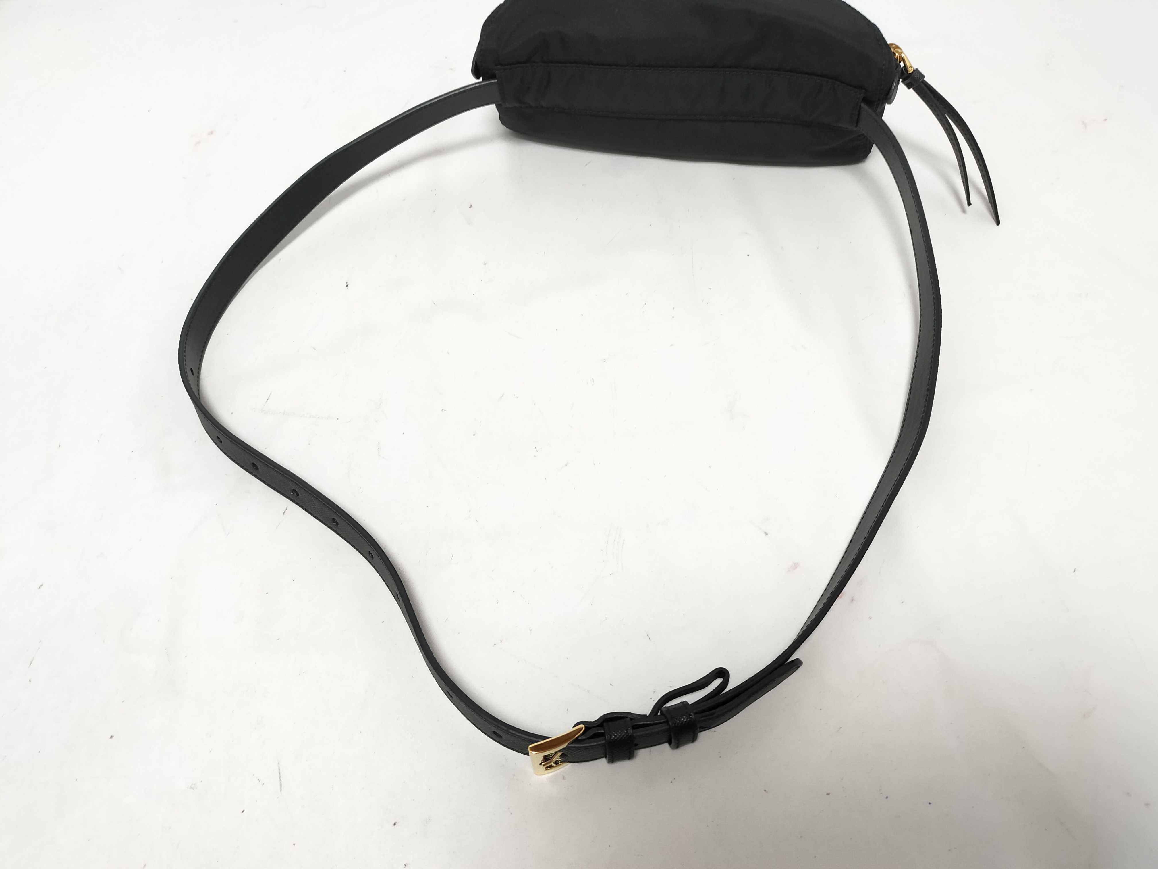 Nylon Prada Tessuto Nylon Body Bag Black 1BL045 Waist Bag — view 3