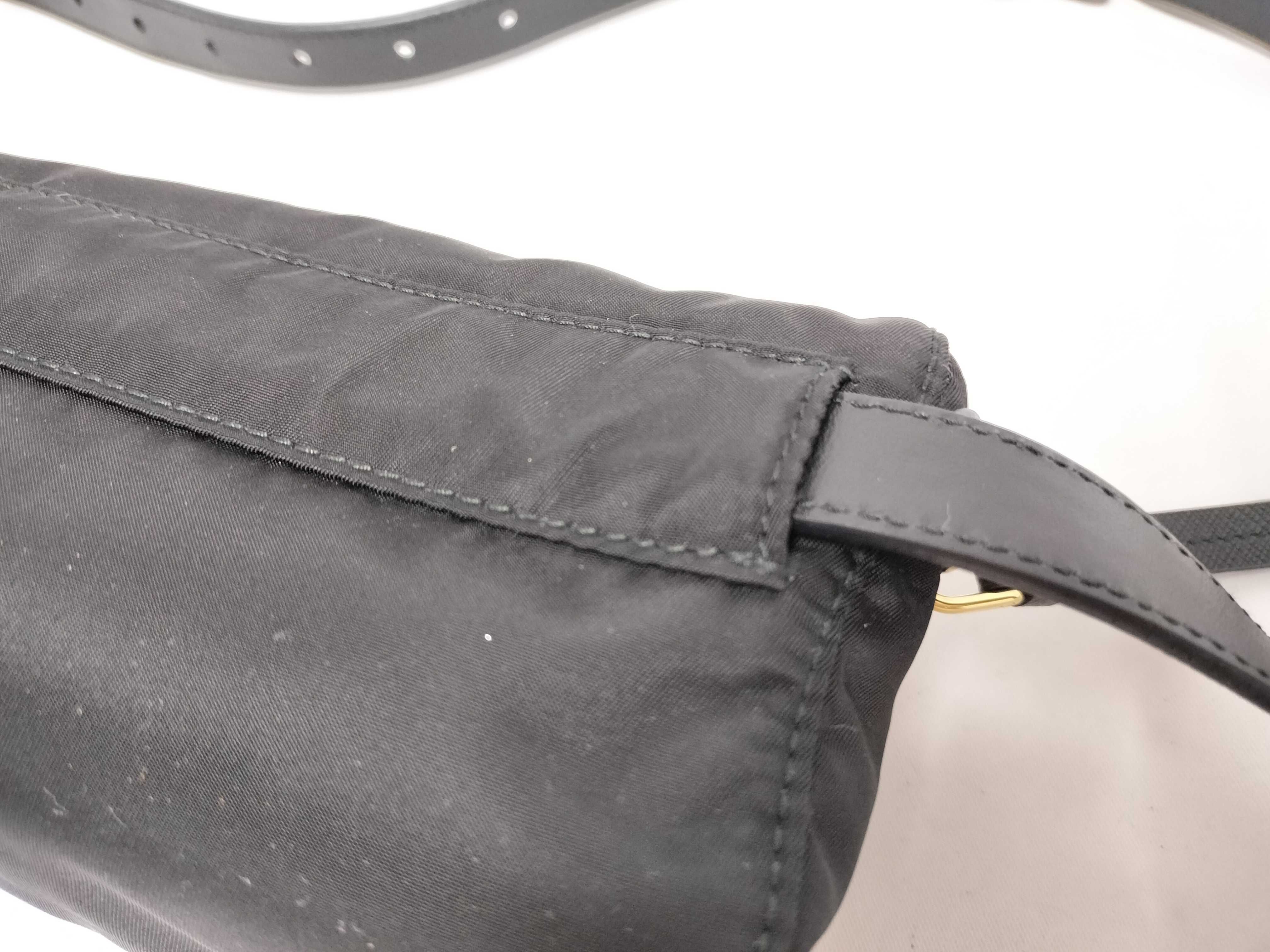 Nylon Prada Tessuto Nylon Body Bag Black 1BL045 Waist Bag — view 5