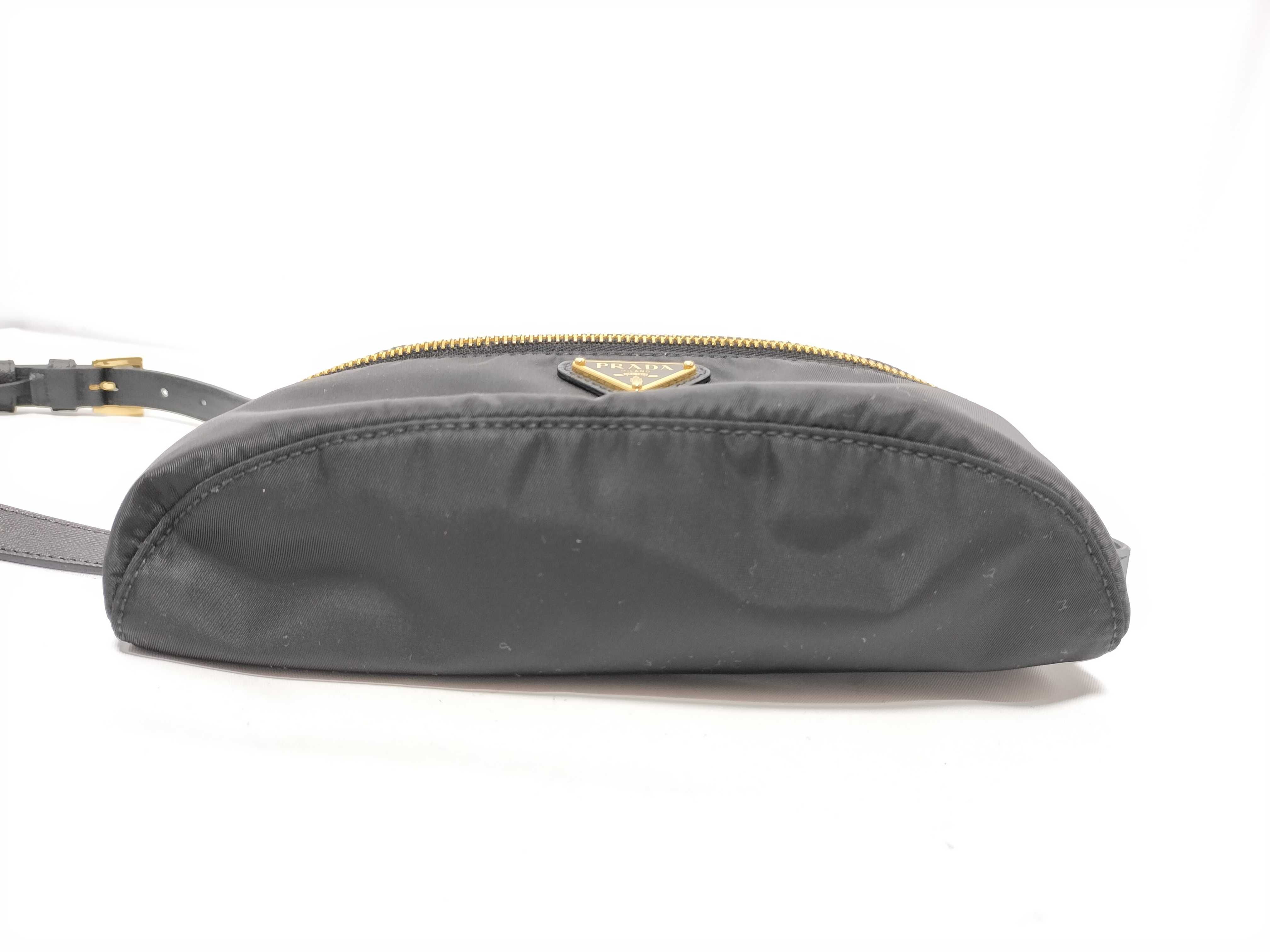 Nylon Prada Tessuto Nylon Body Bag Black 1BL045 Waist Bag — view 6