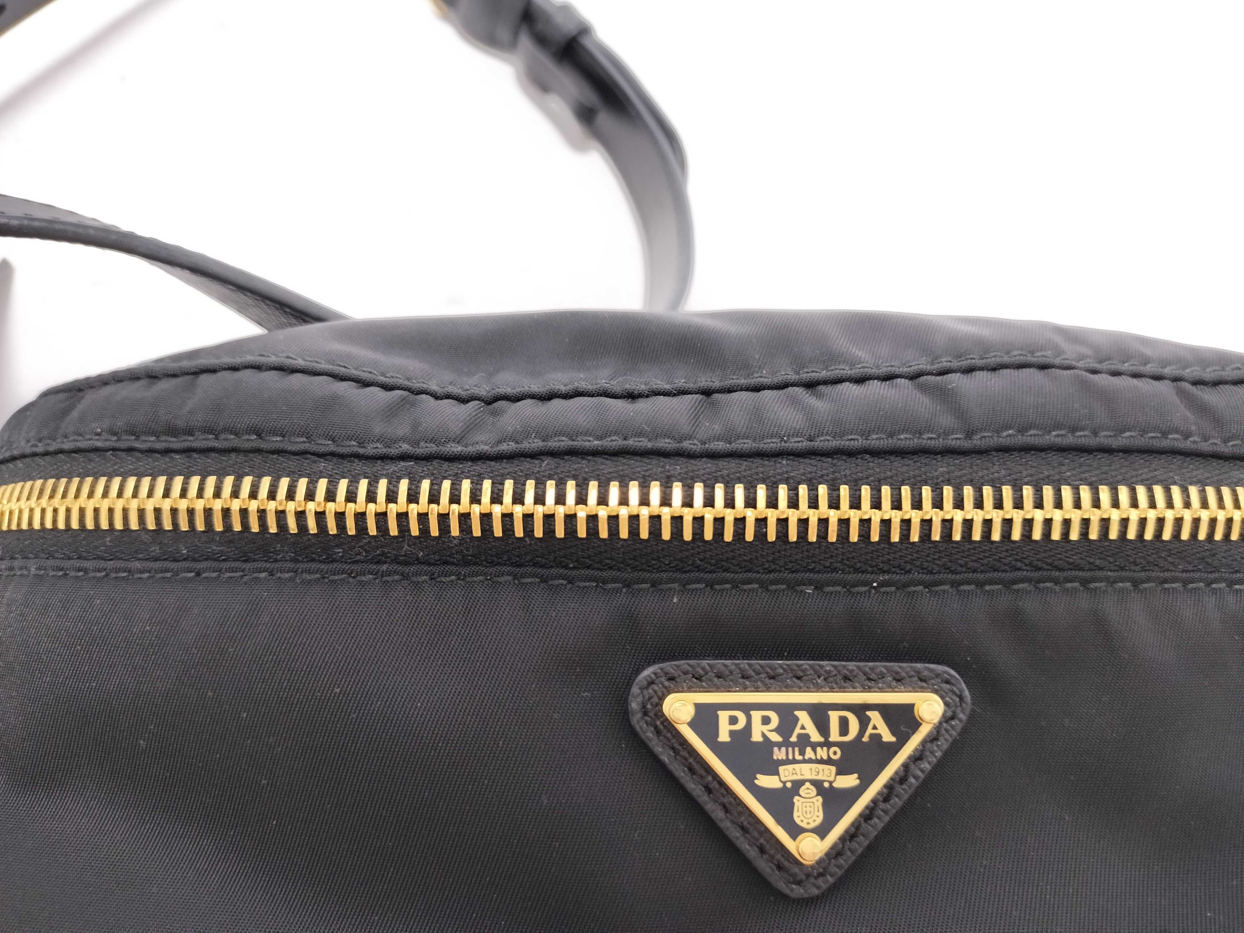 Nylon Prada Tessuto Nylon Body Bag Black 1BL045 Waist Bag — view 8