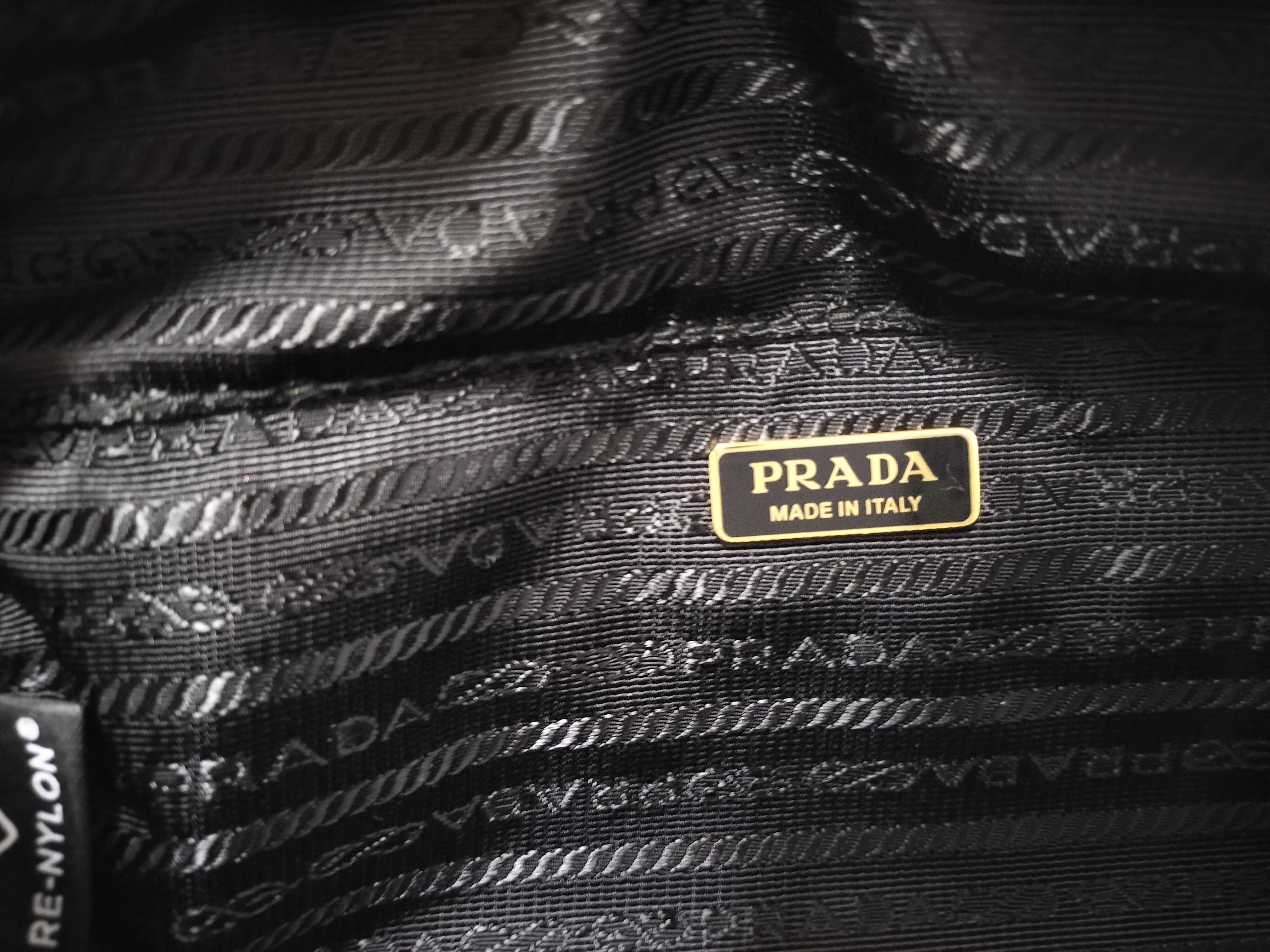 Nylon Prada Tessuto Nylon Body Bag Black 1BL045 Waist Bag — view 10