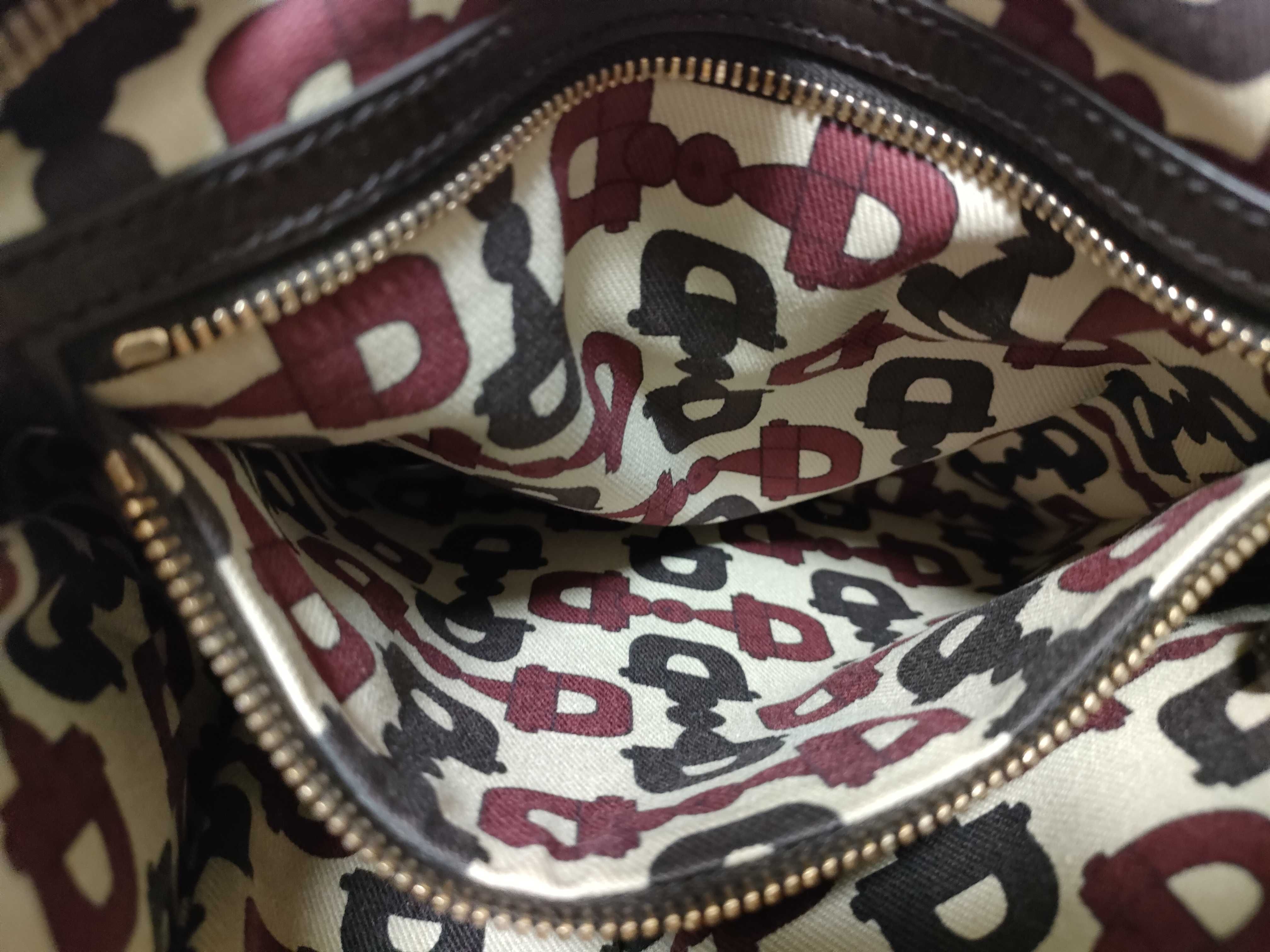 GG Canvas Sherry Line Canvas x Leather Shoulder Bag Beige x Brown 144388 Shoulder Bag — view 11