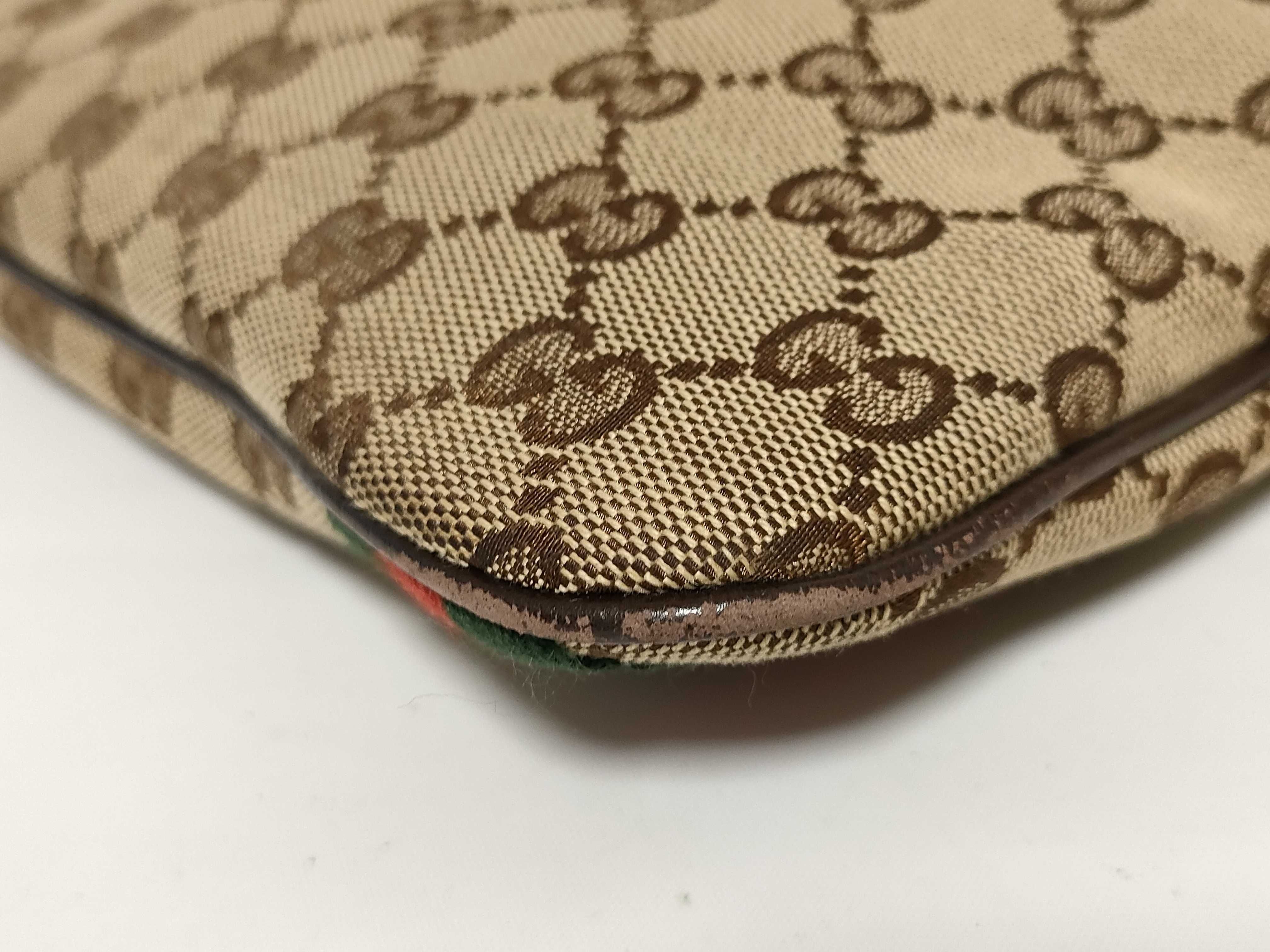 GG Canvas Sherry Line Canvas x Leather Shoulder Bag Beige x Brown 144388 Shoulder Bag — view 7