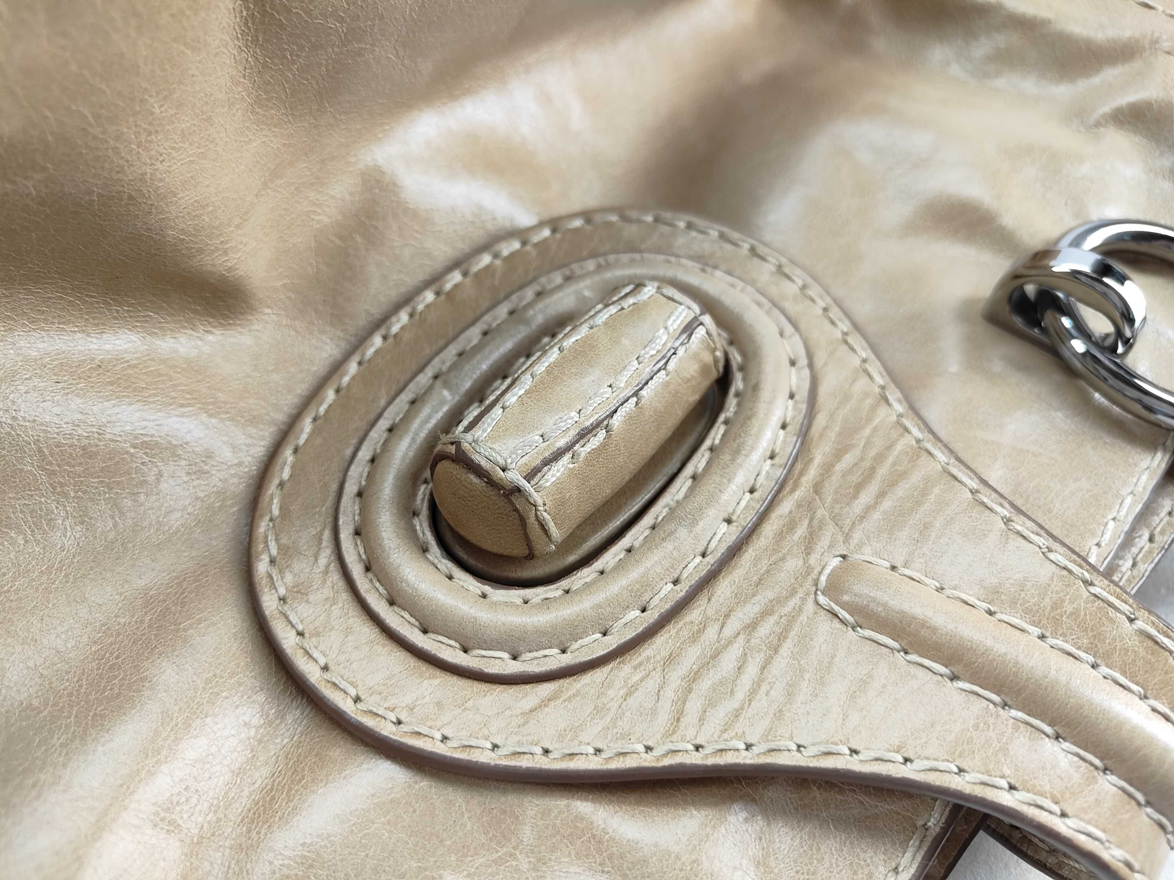 Turnlock Leather Tote Bag — view 15
