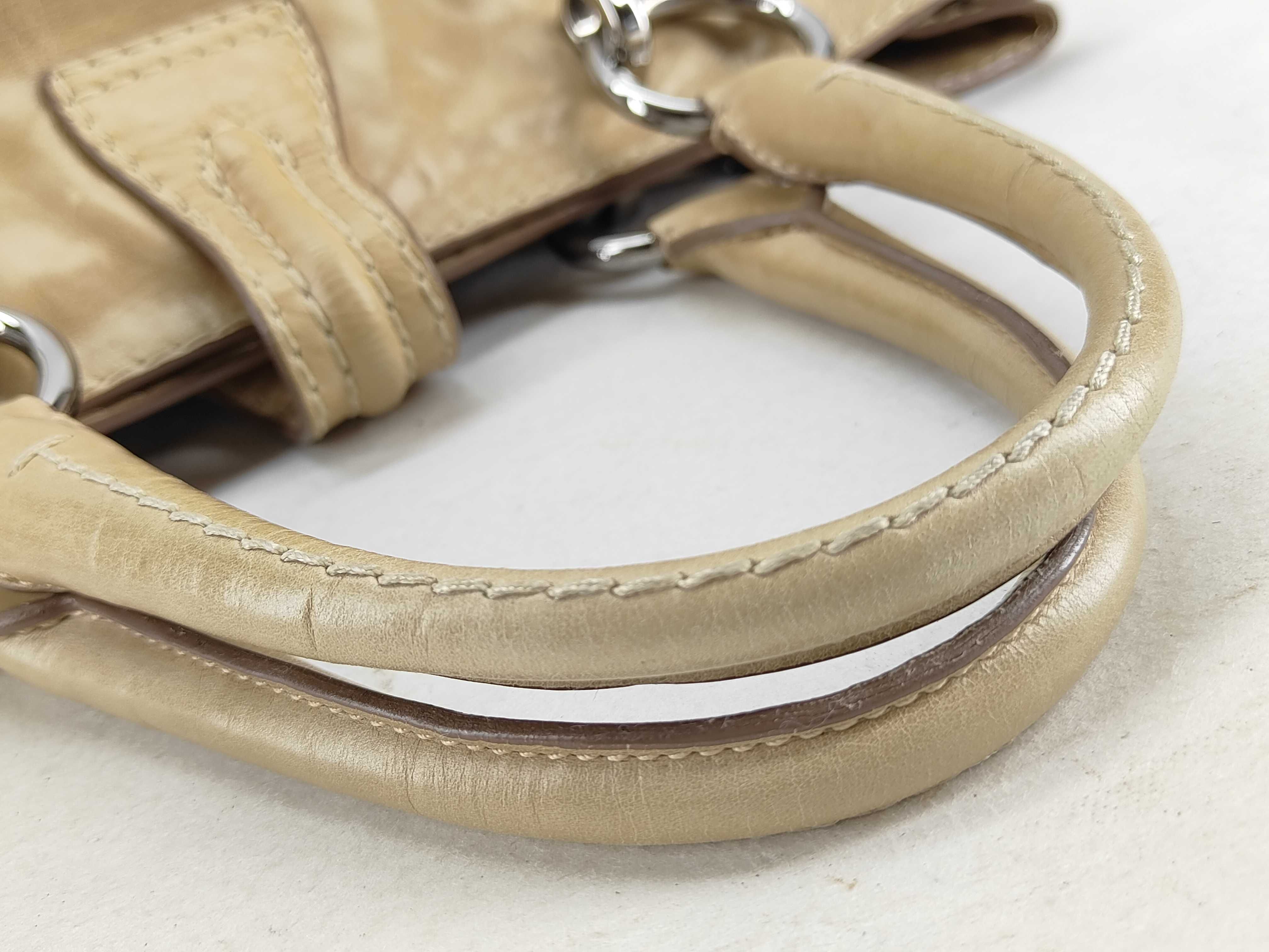 Turnlock Leather Tote Bag — view 5
