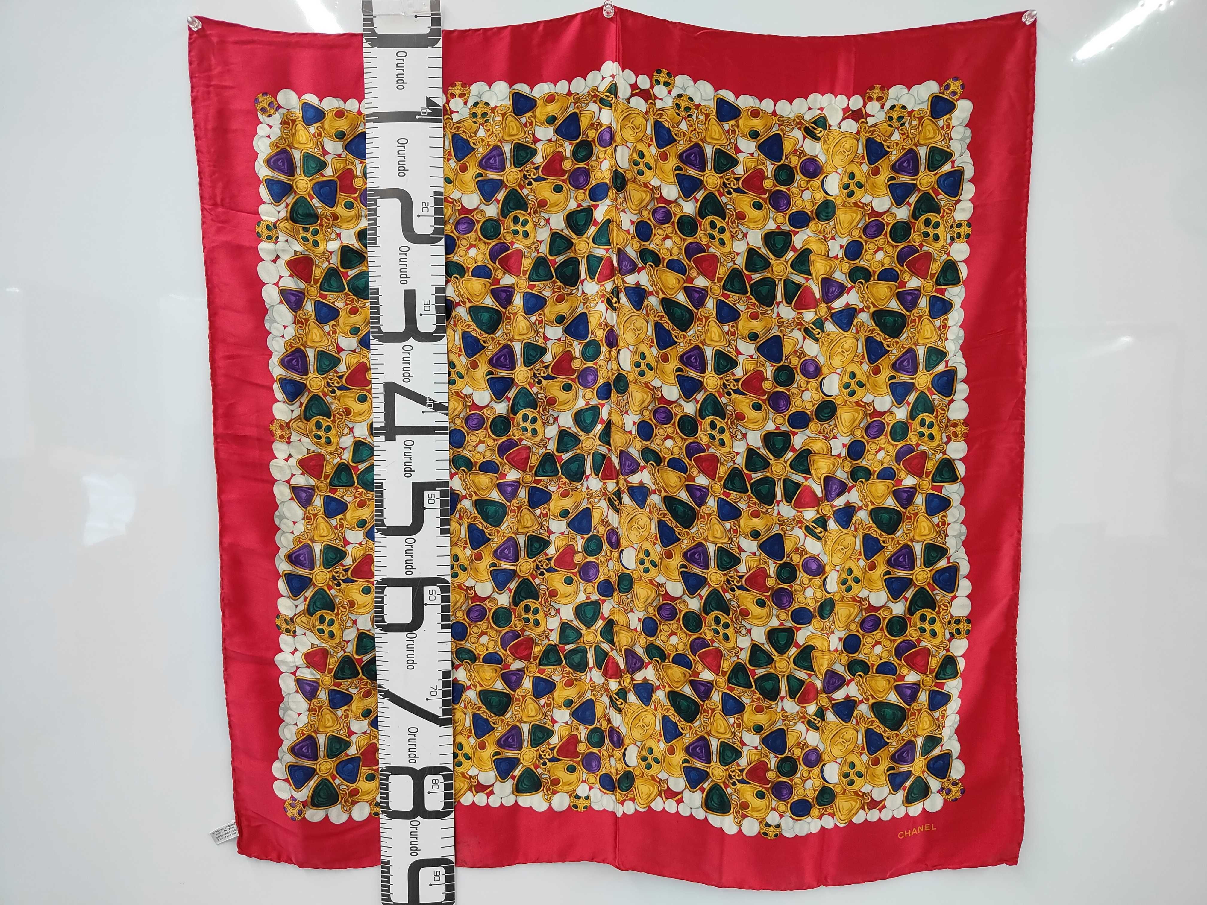 jewel pattern scarf red Other accessories — view 2