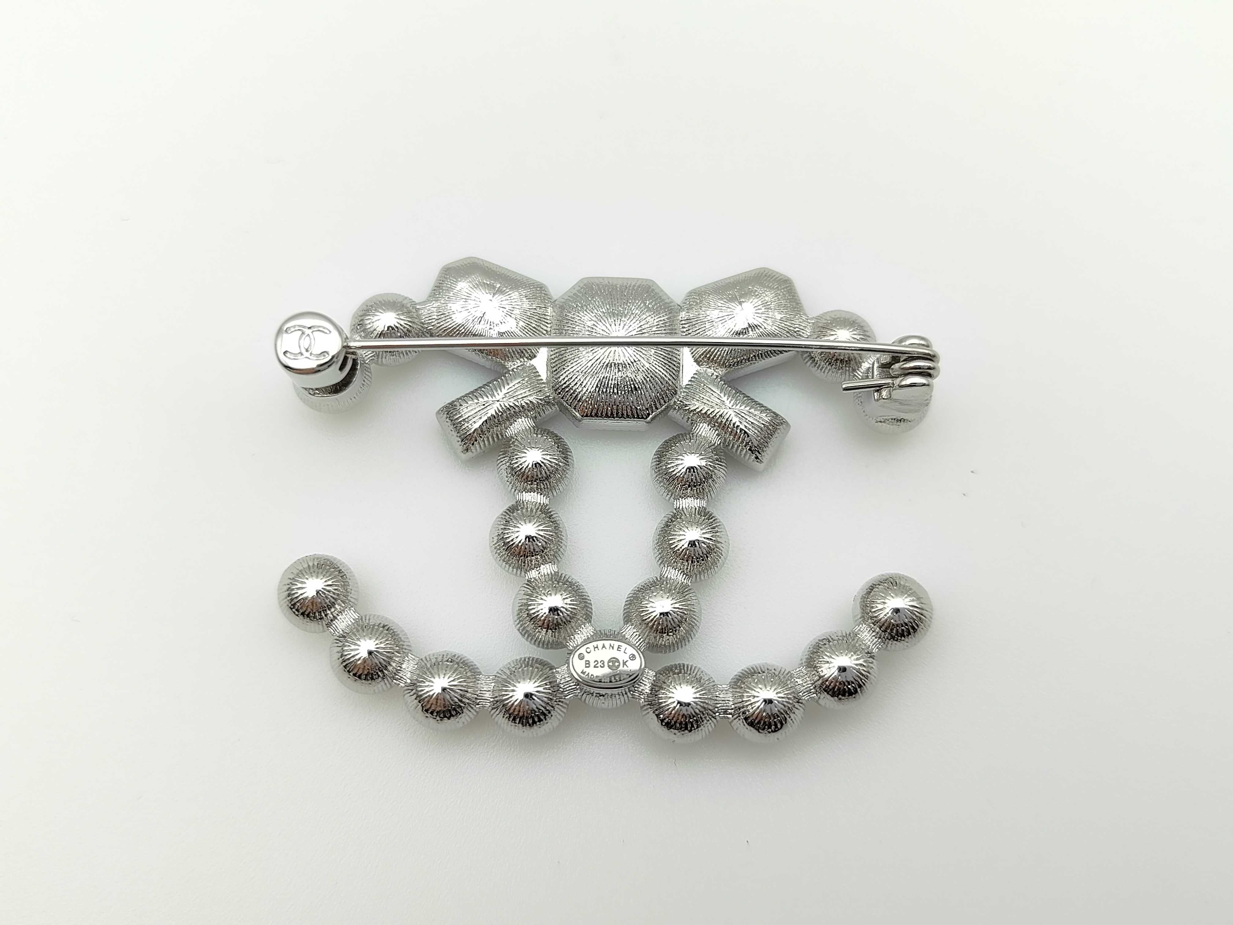 pearl ribbon brooch — view 5