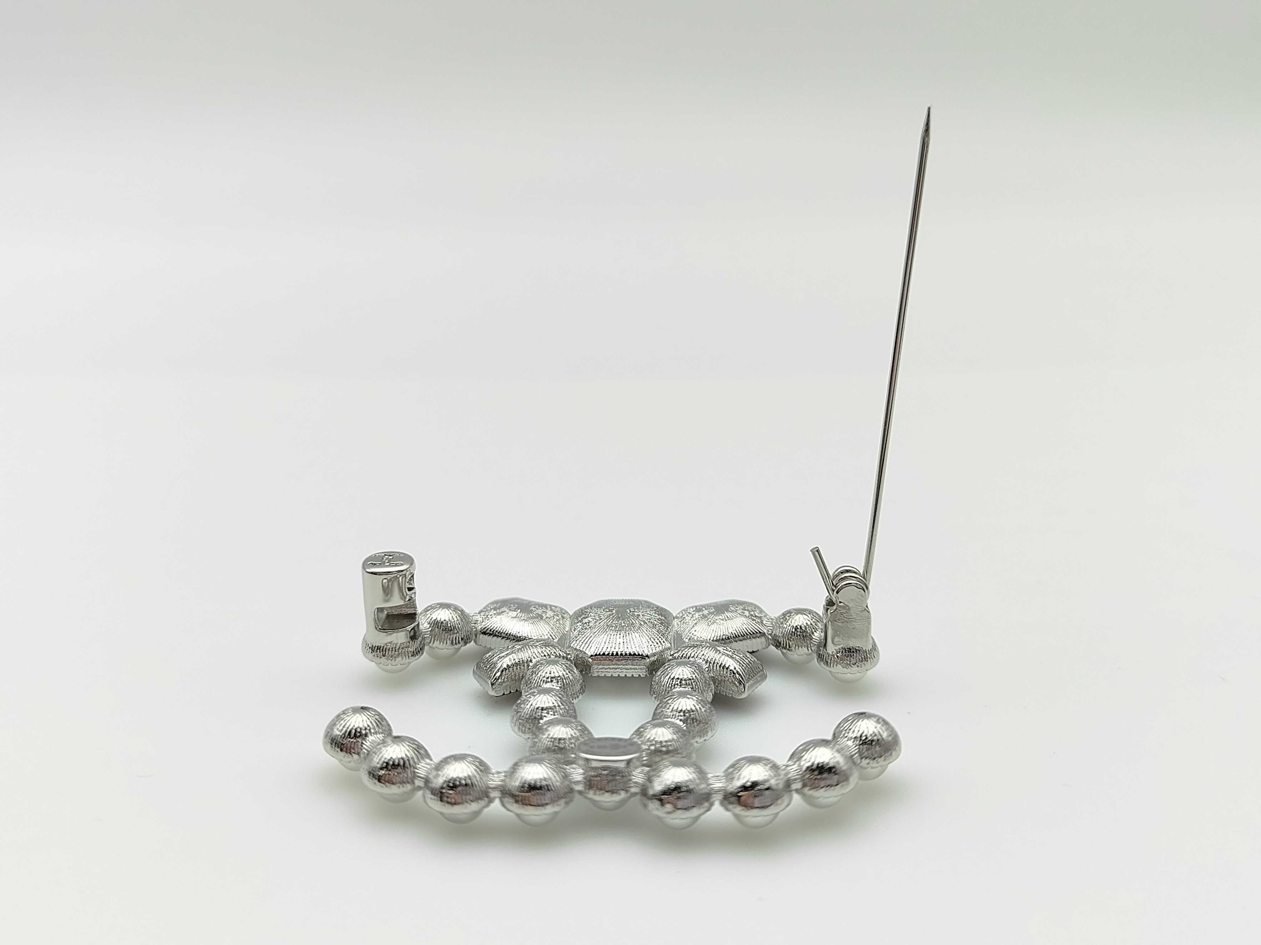 pearl ribbon brooch — view 6