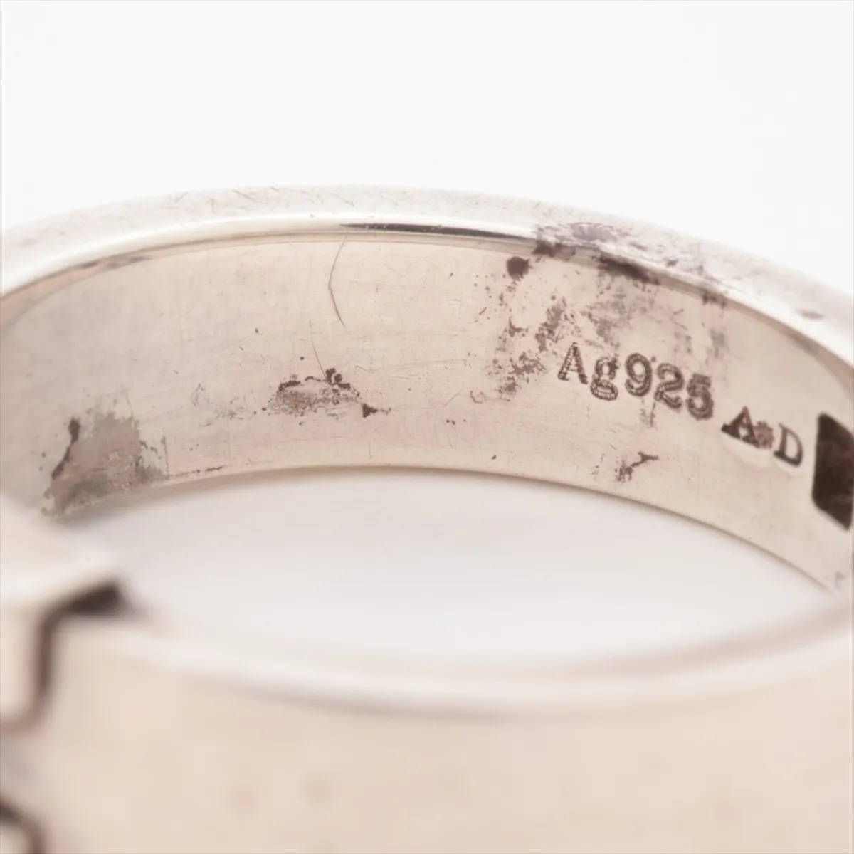 Hercules Ring, Size 51, 925 Sterling Silver, 5.2g, dents, — view 3