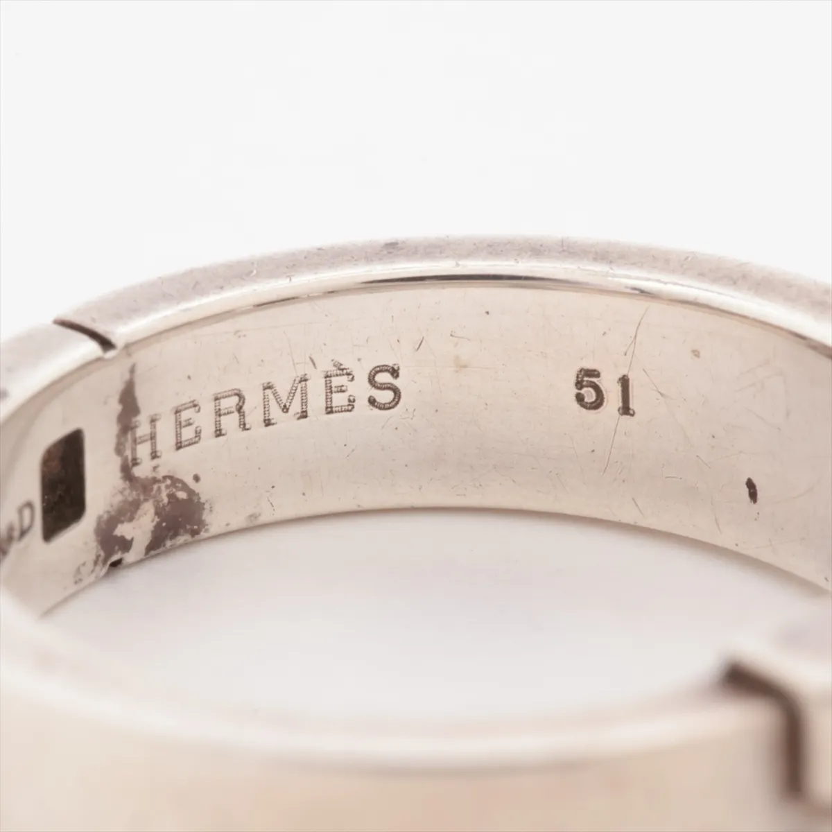 Hercules Ring, Size 51, 925 Sterling Silver, 5.2g, dents, — view 4