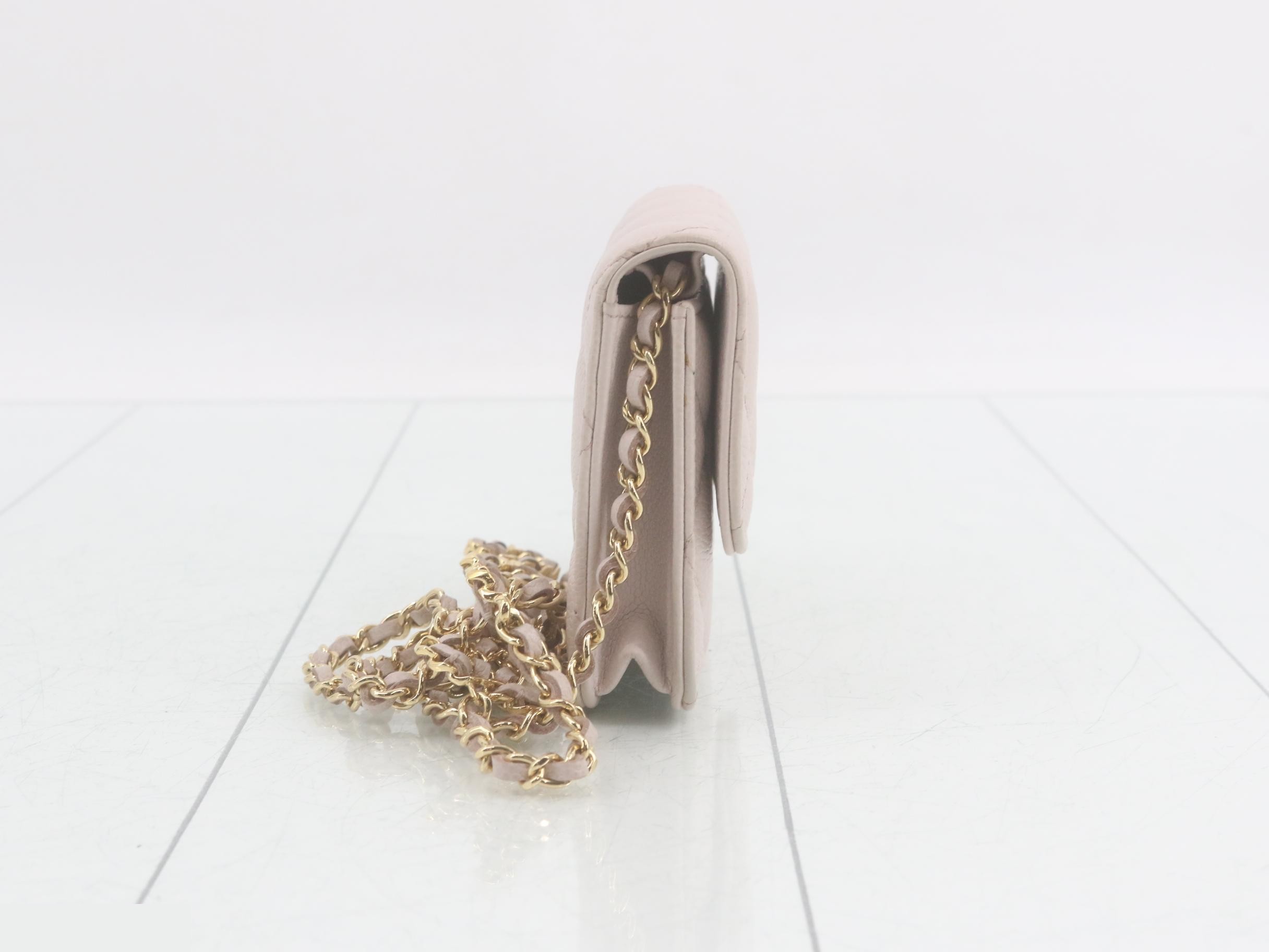 19 Caviar Skin Mini Matelassé Shoulder Bag, serial number 31 — view 4