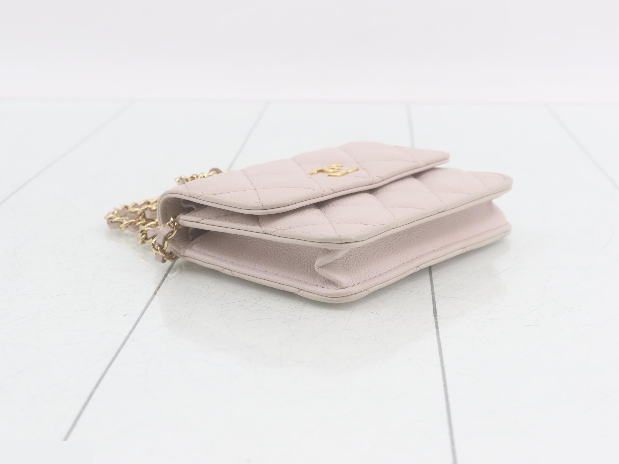 19 Caviar Skin Mini Matelassé Shoulder Bag, serial number 31 — view 5