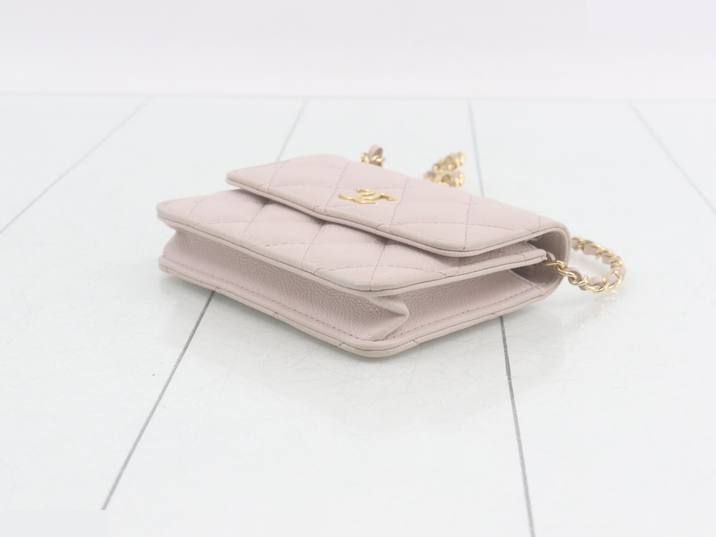 19 Caviar Skin Mini Matelassé Shoulder Bag, serial number 31 — view 6