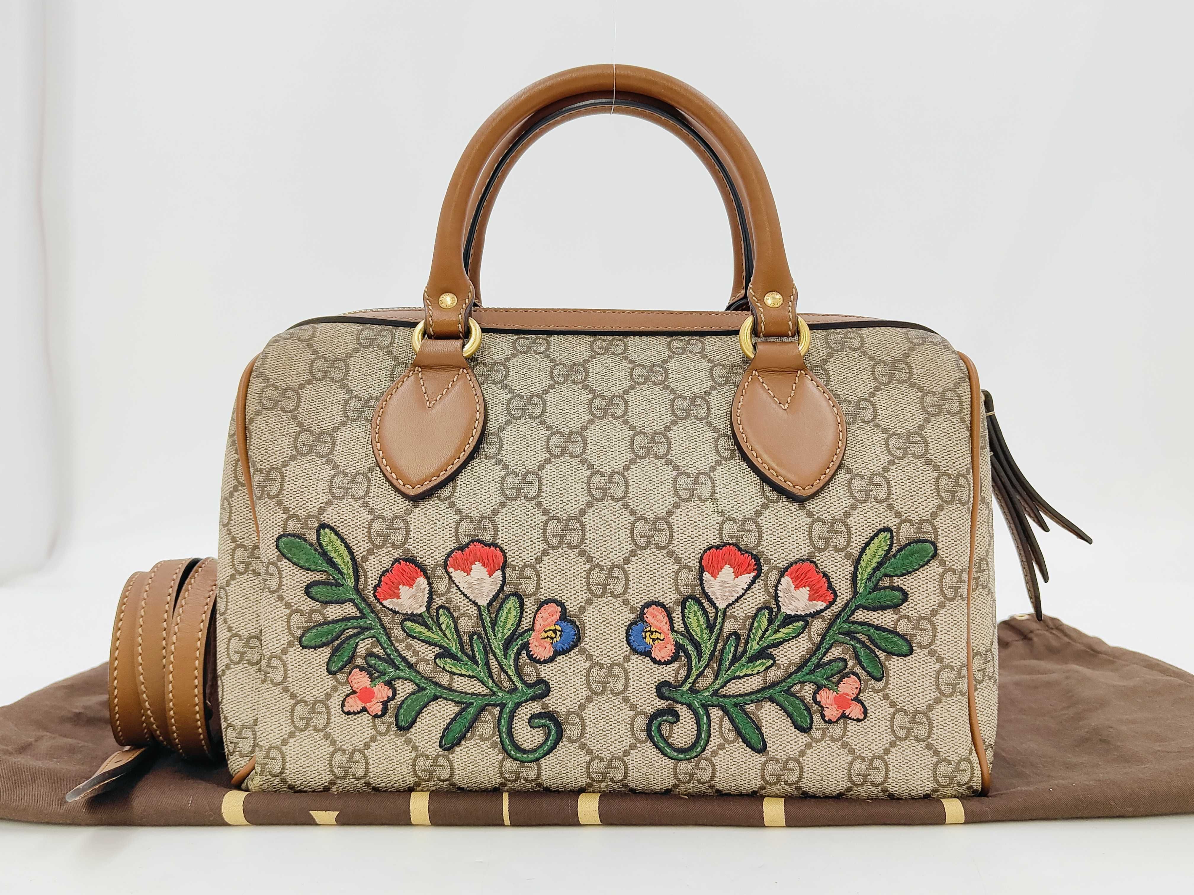 GG Supreme Boston Bag Handbag