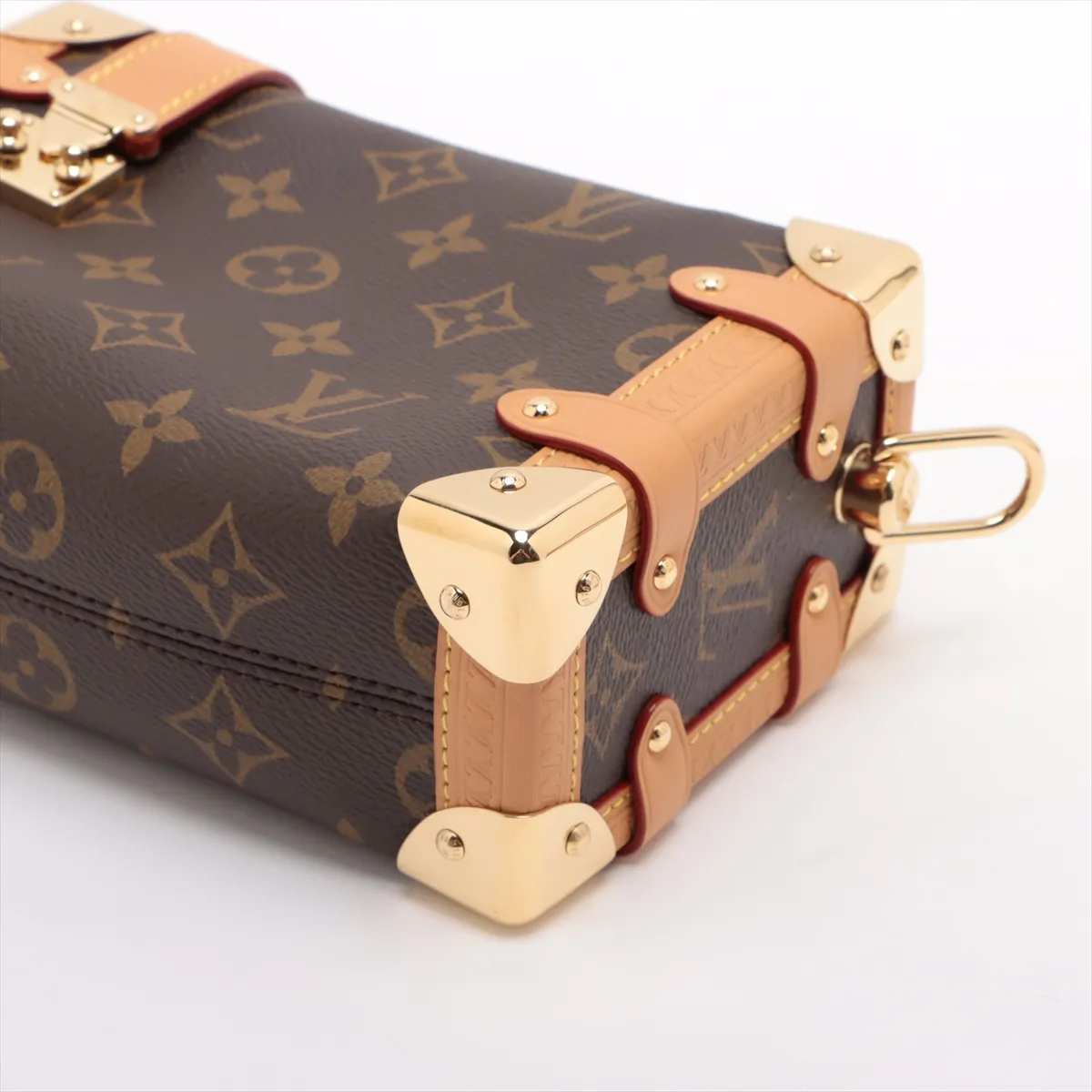 Monogram Side Trunk PM M46815 Brown RFID response — view 3