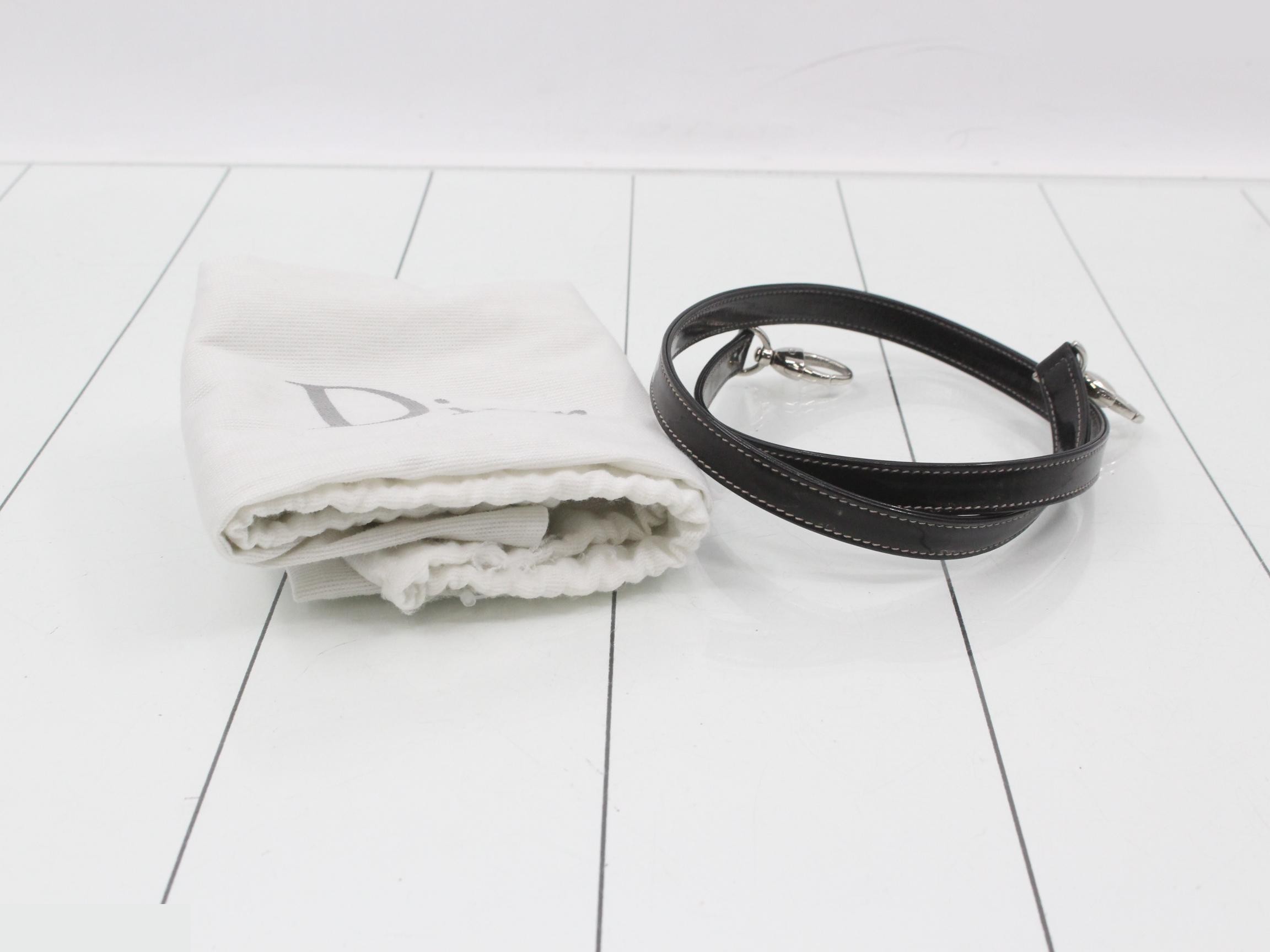 Lady Dior Cannage 2-Way Black Shoulder Handbag — view 7